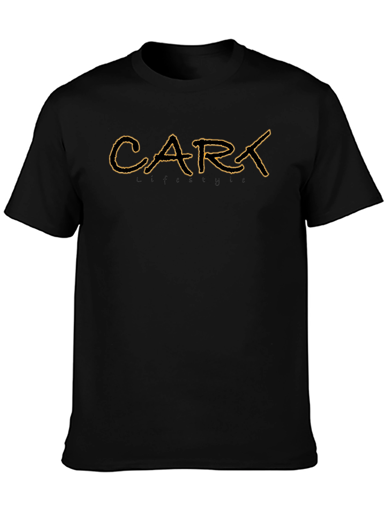 CARK Lifestyle Graphic Tee - Stylish Black Cotton T-Shirt