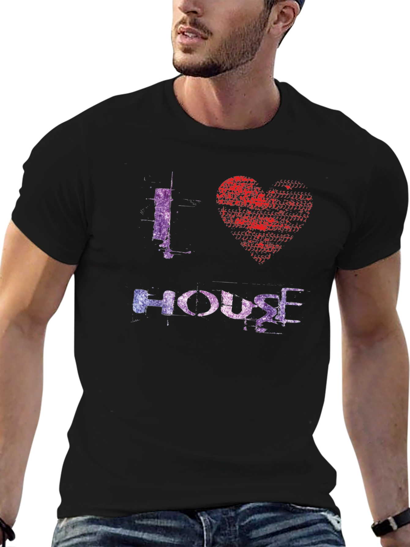I Heart House Music T-Shirt - Graphic Tee