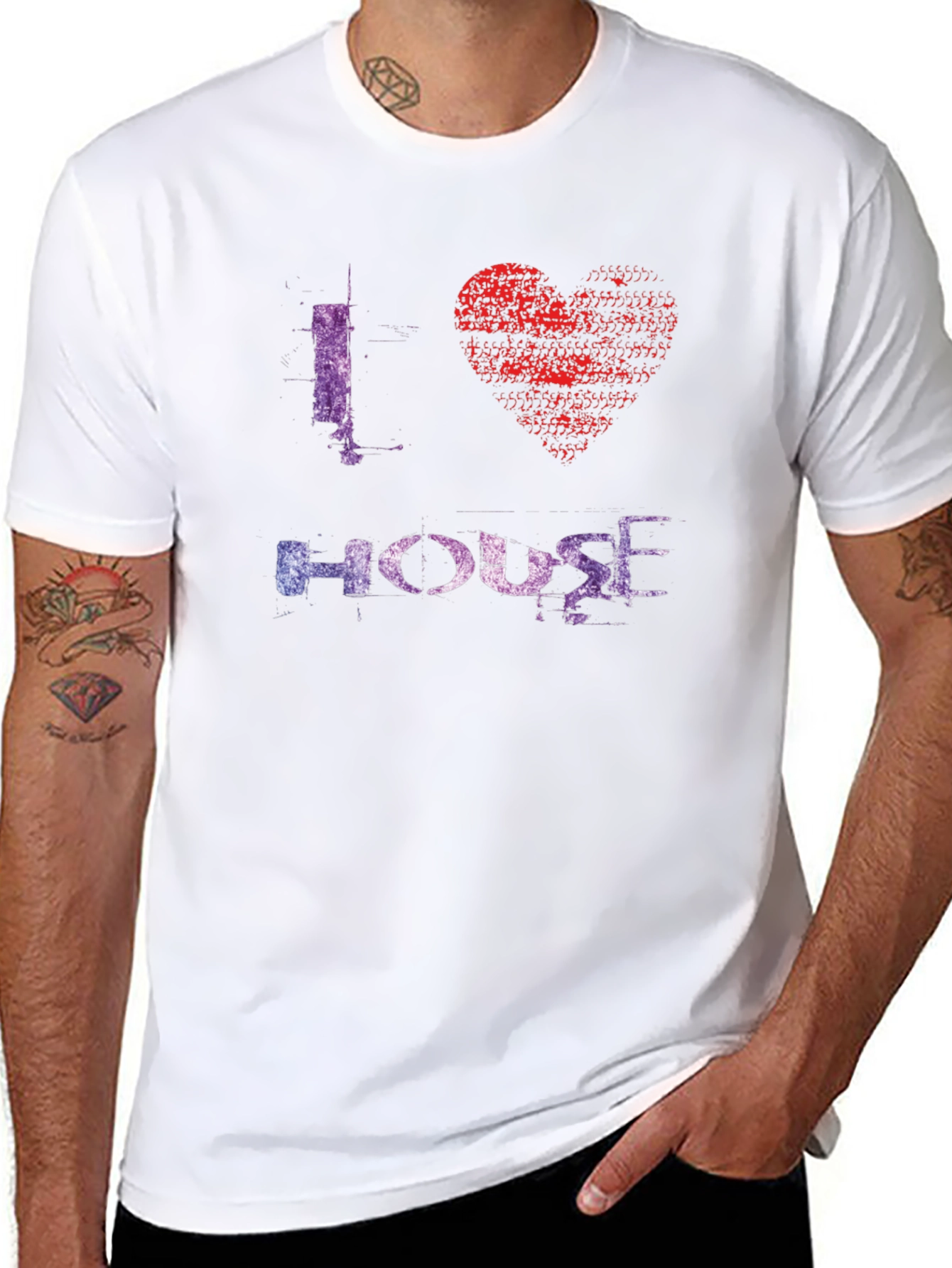 I Heart House Music T-Shirt - Graphic Tee