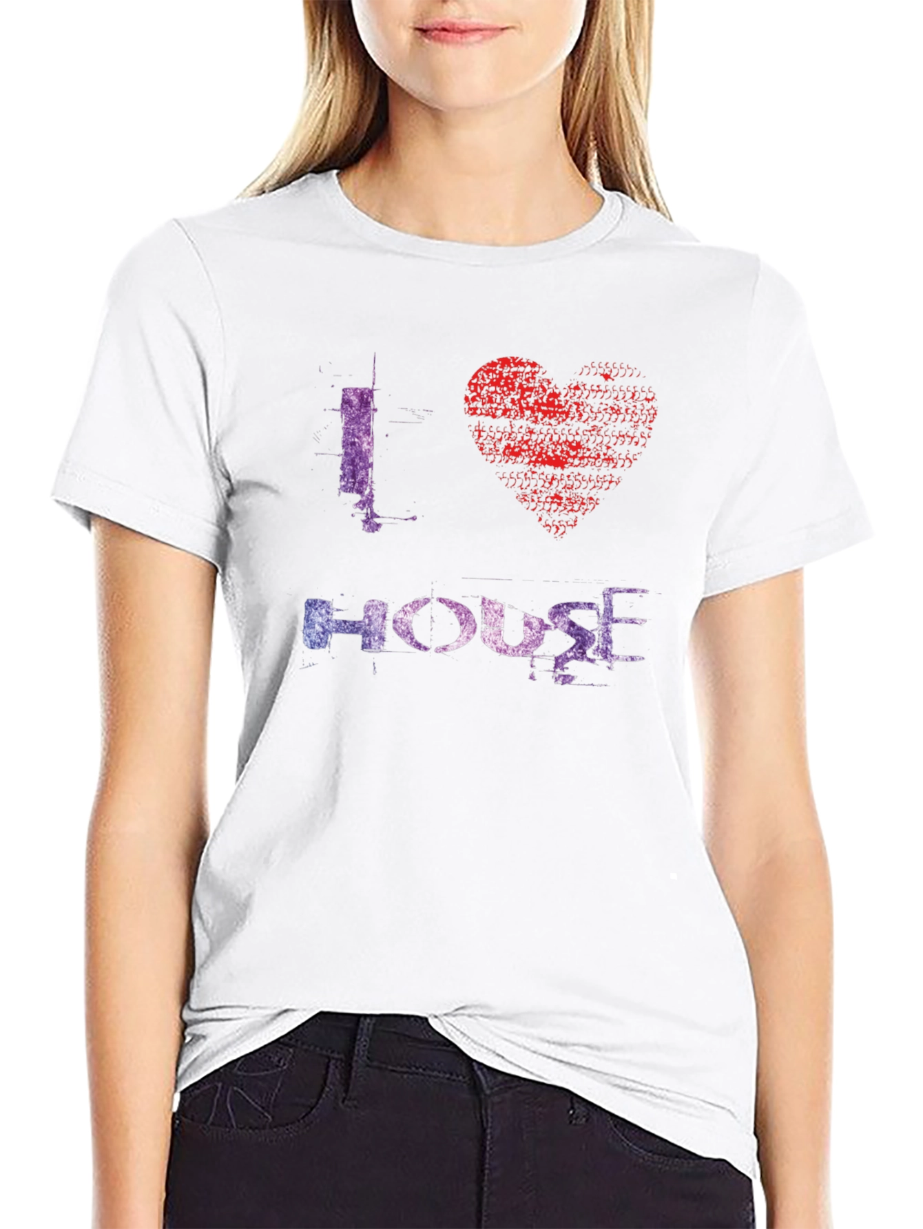 I Heart House Music T-Shirt - Graphic Tee