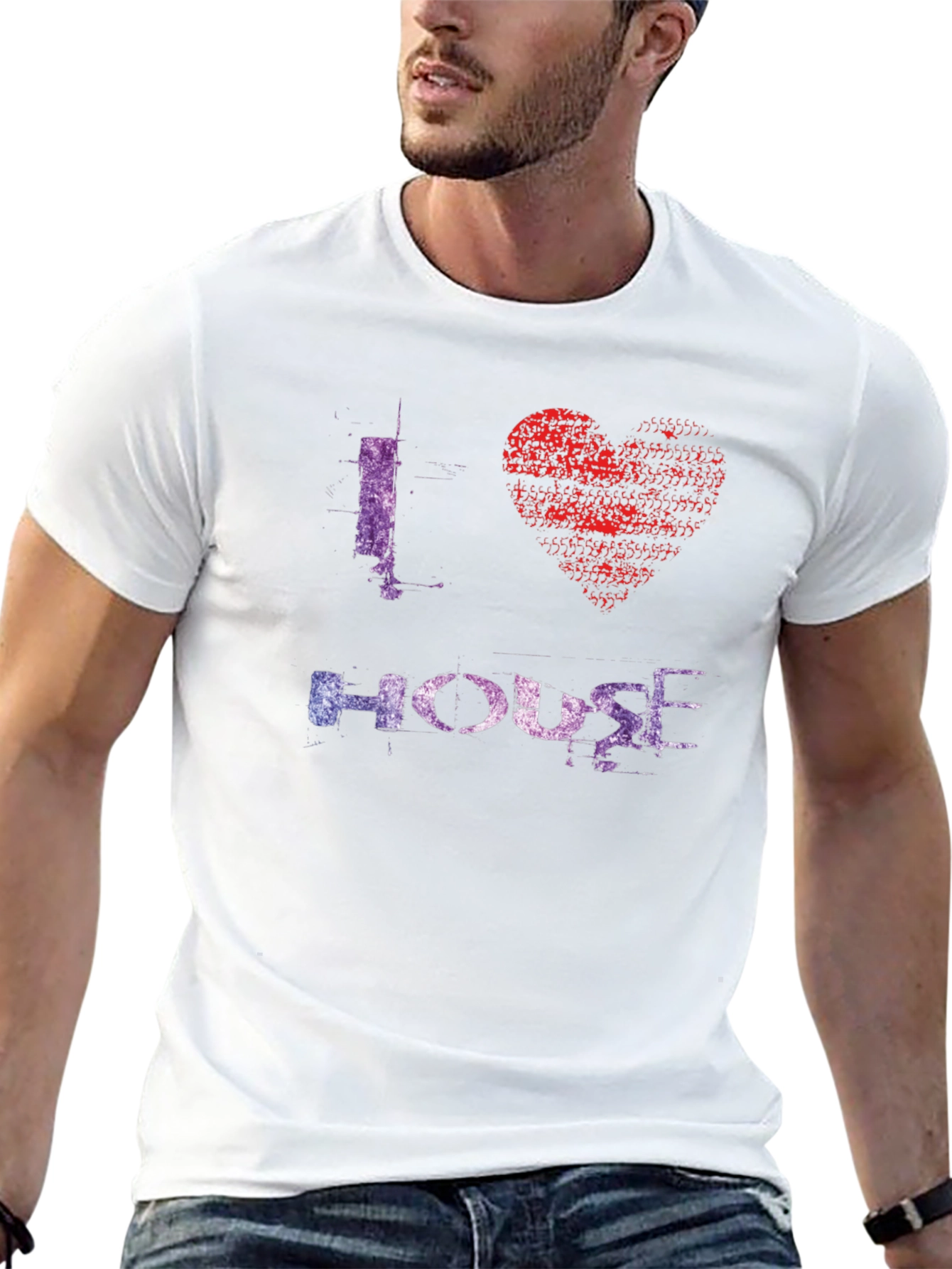 I Heart House Music T-Shirt - Graphic Tee