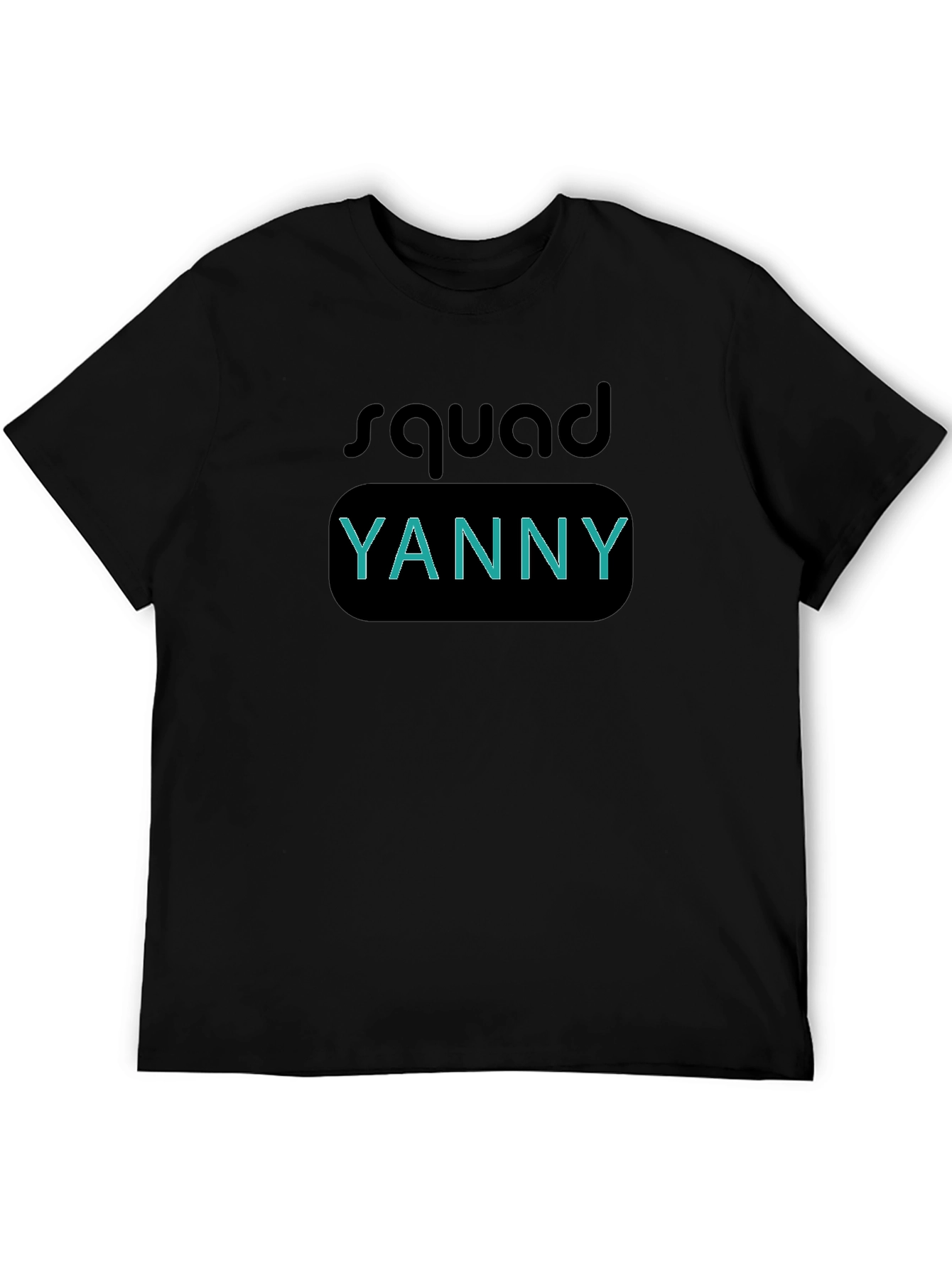 Squad Yanny Black T-Shirt