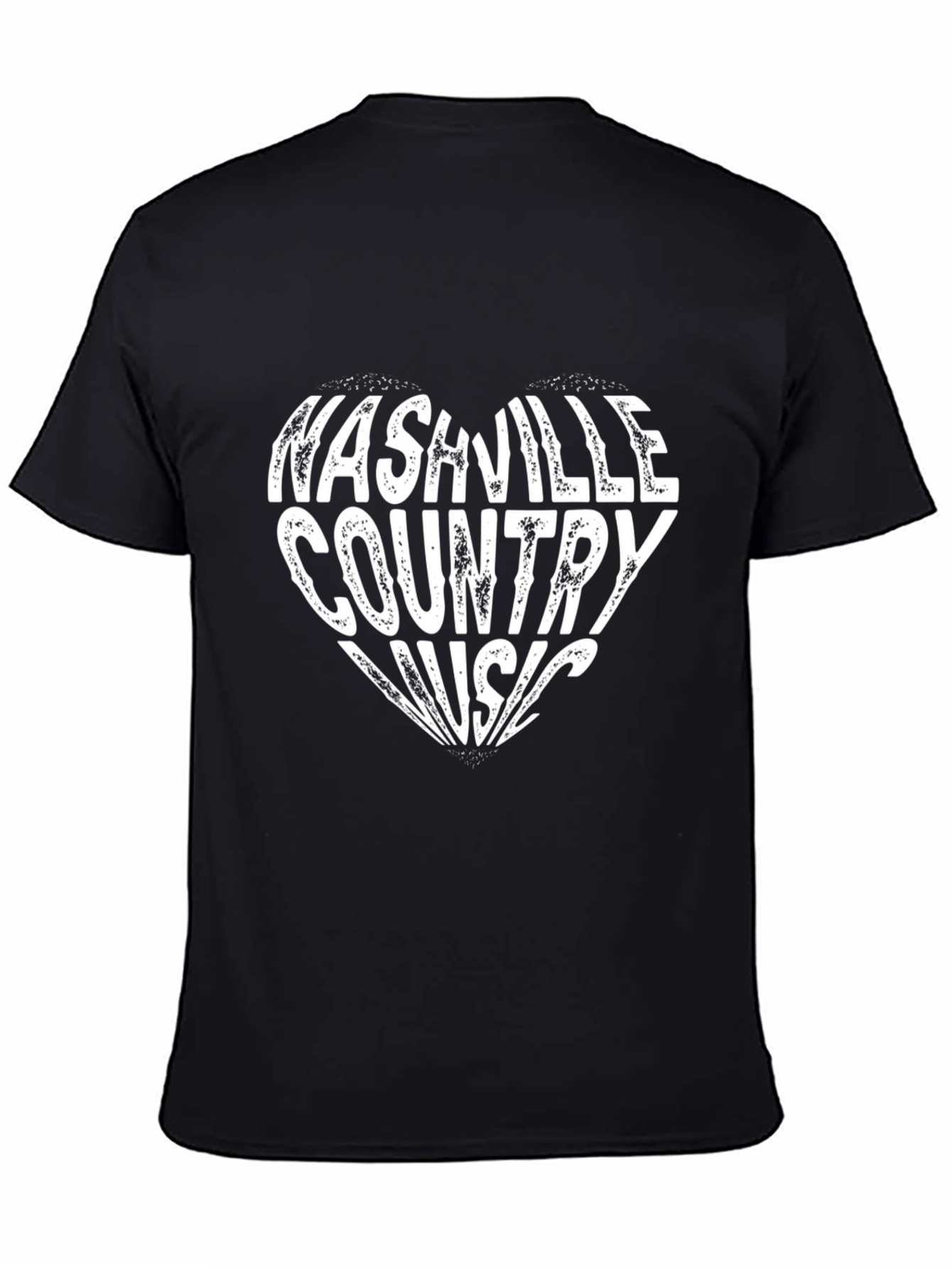 Nashville Country Music Heart T-Shirt
