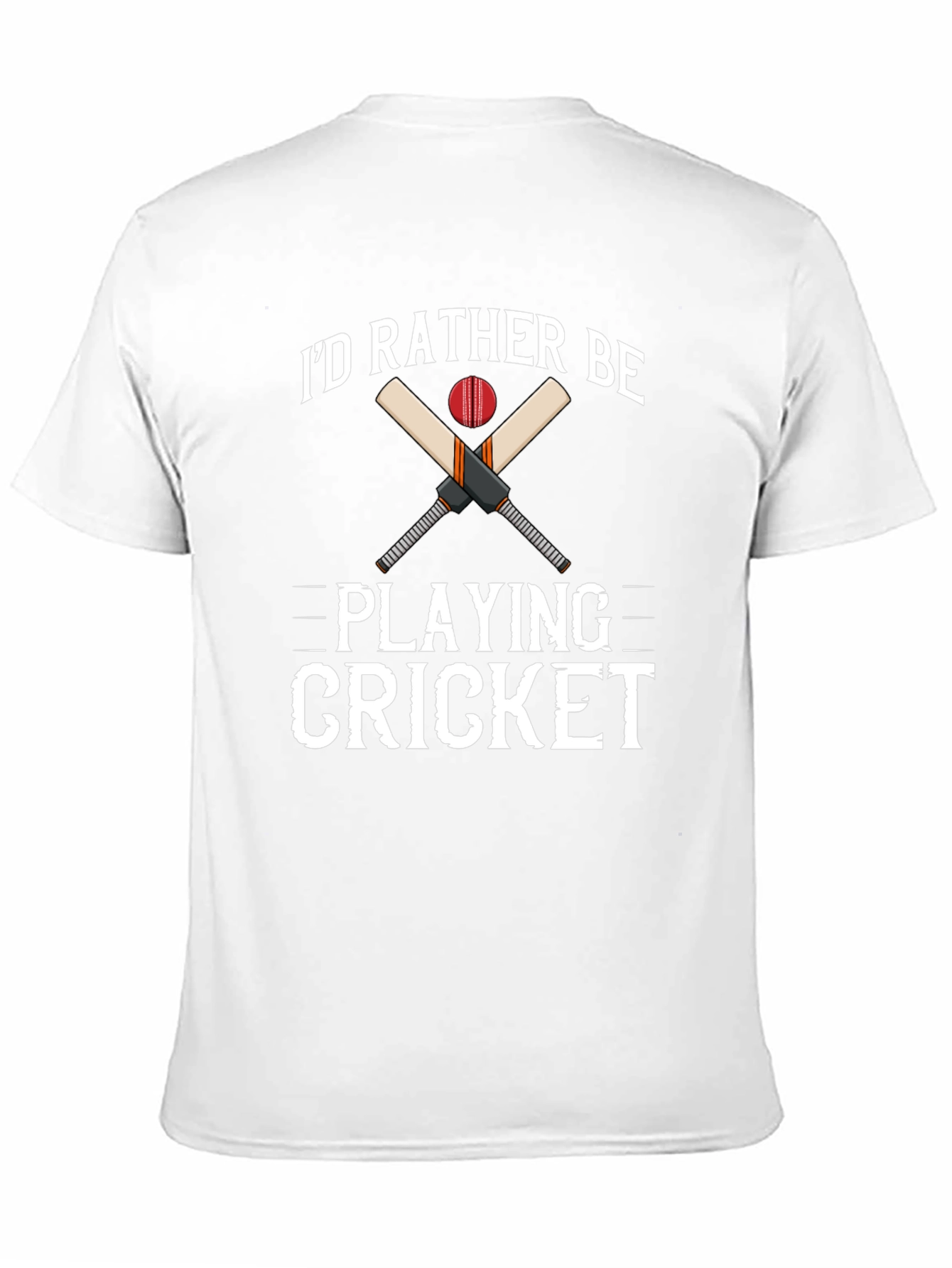Cricket Player Graphic T-Shirt