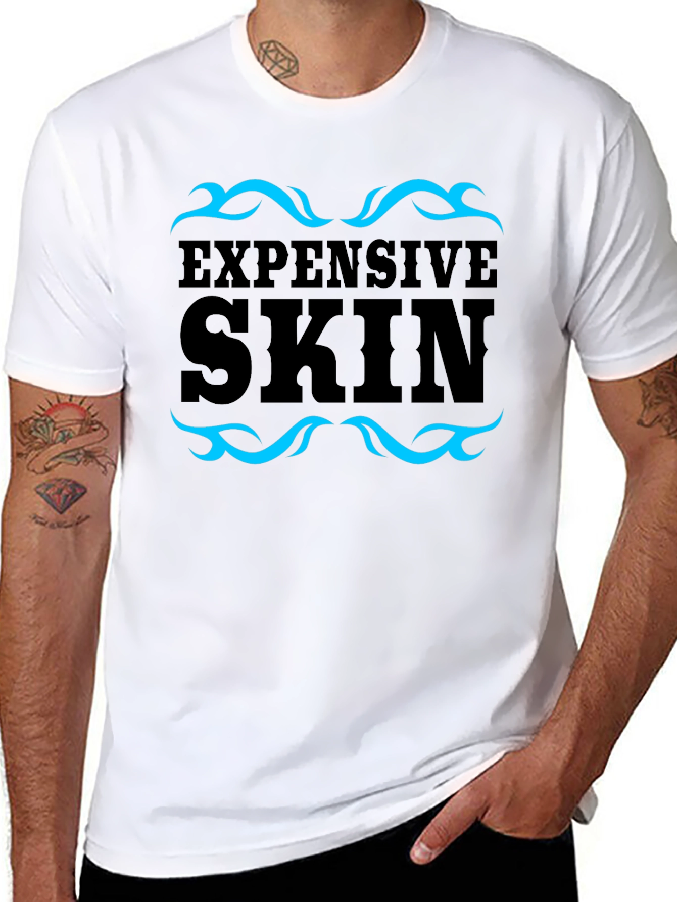 Expensive Skin T-Shirt - Trendy Graphic Tee