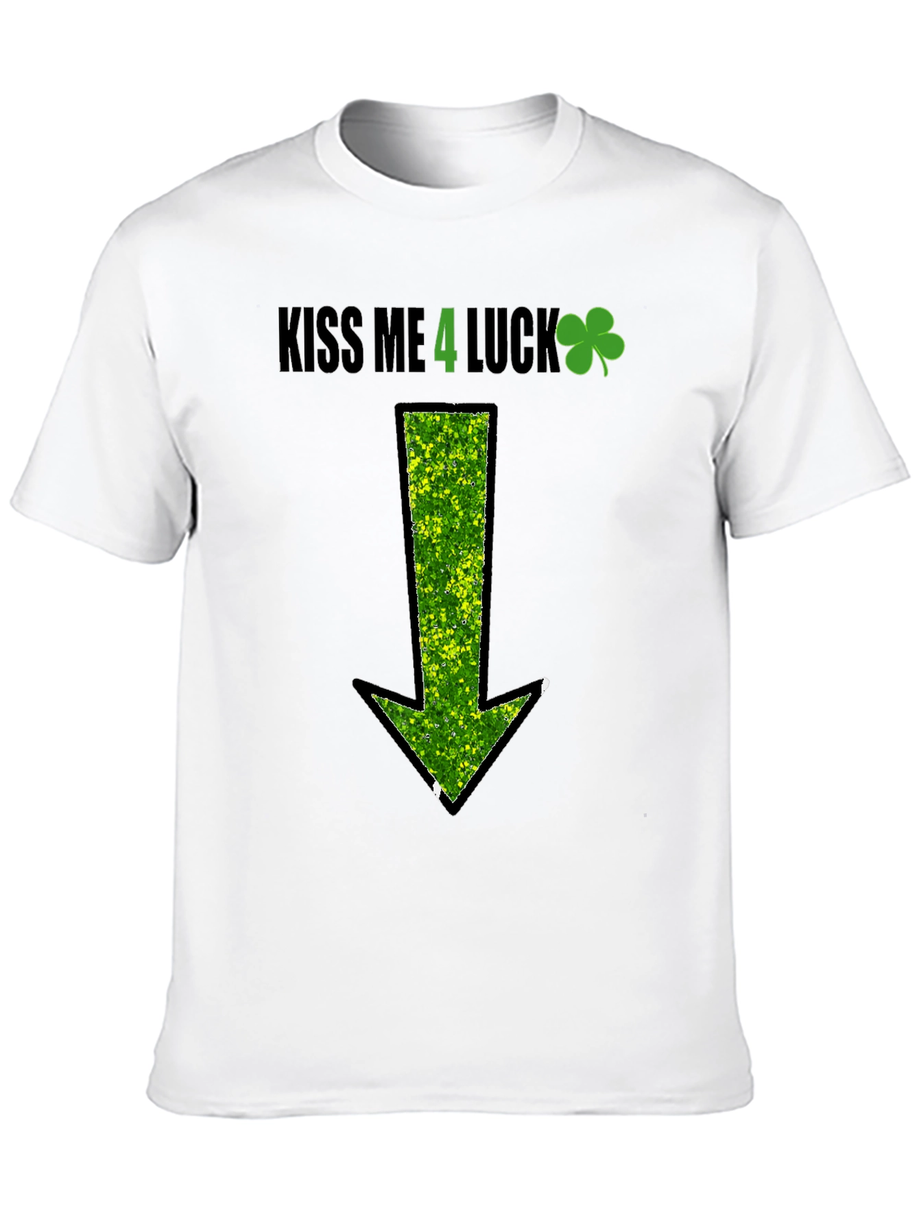 Kiss Me 4 Luck St. Patricks Day Arrow T-Shirt