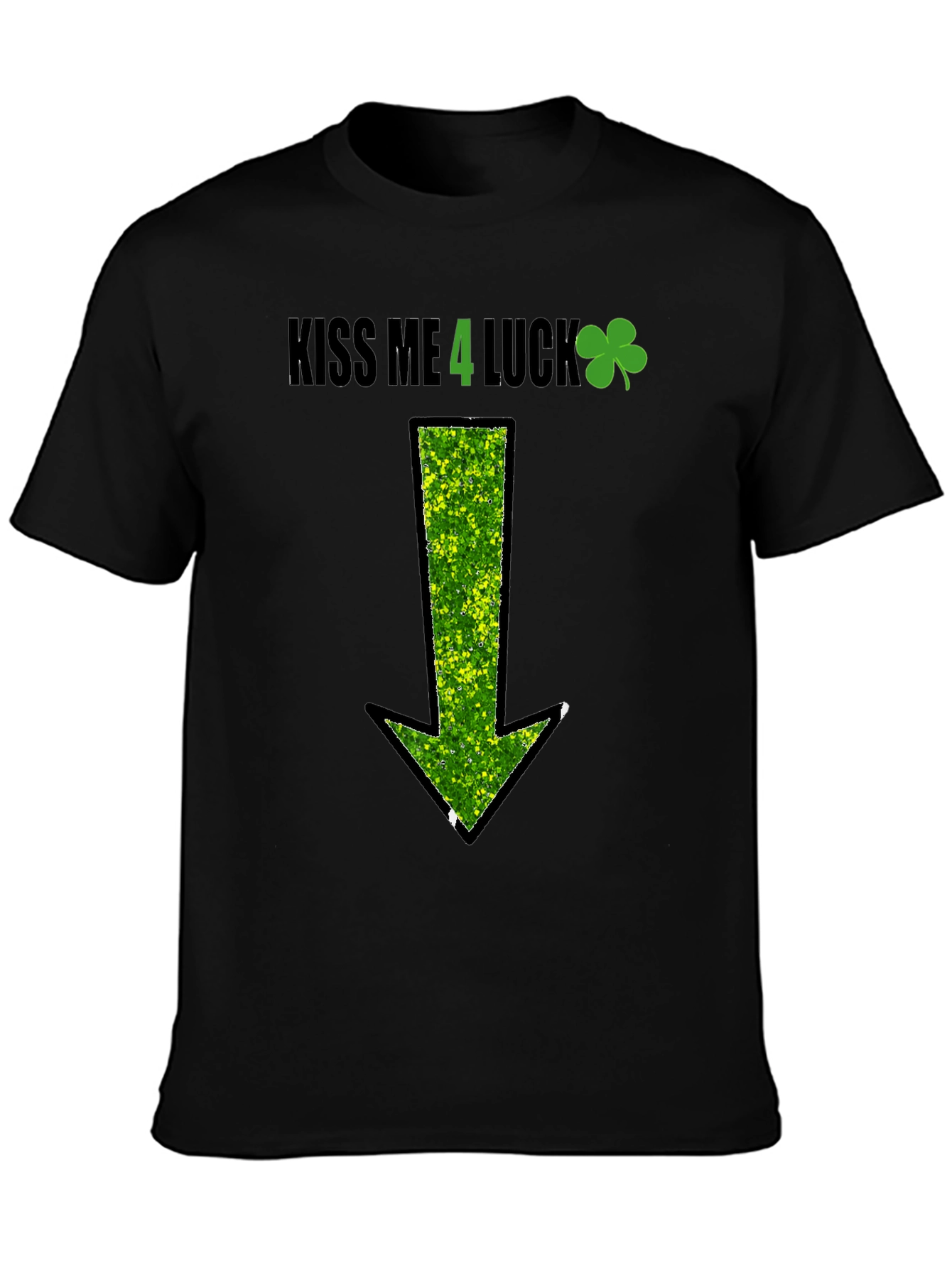 Kiss Me 4 Luck St. Patricks Day Arrow T-Shirt