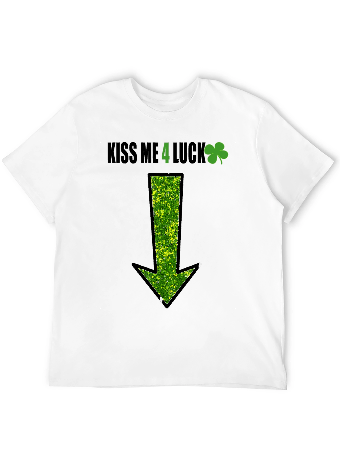 Kiss Me 4 Luck St. Patricks Day Arrow T-Shirt