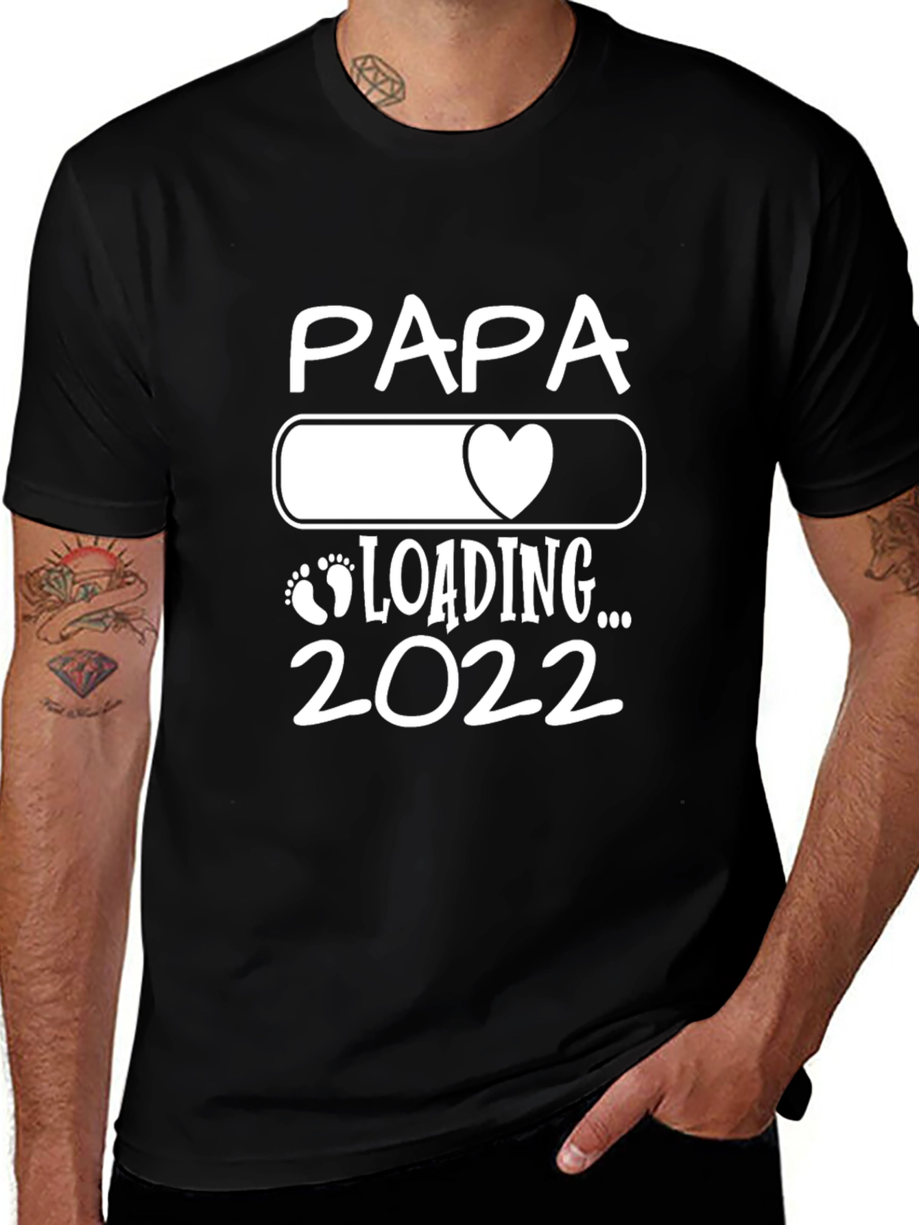 Papa Loading 2022 T-Shirt Pregnancy Announcement