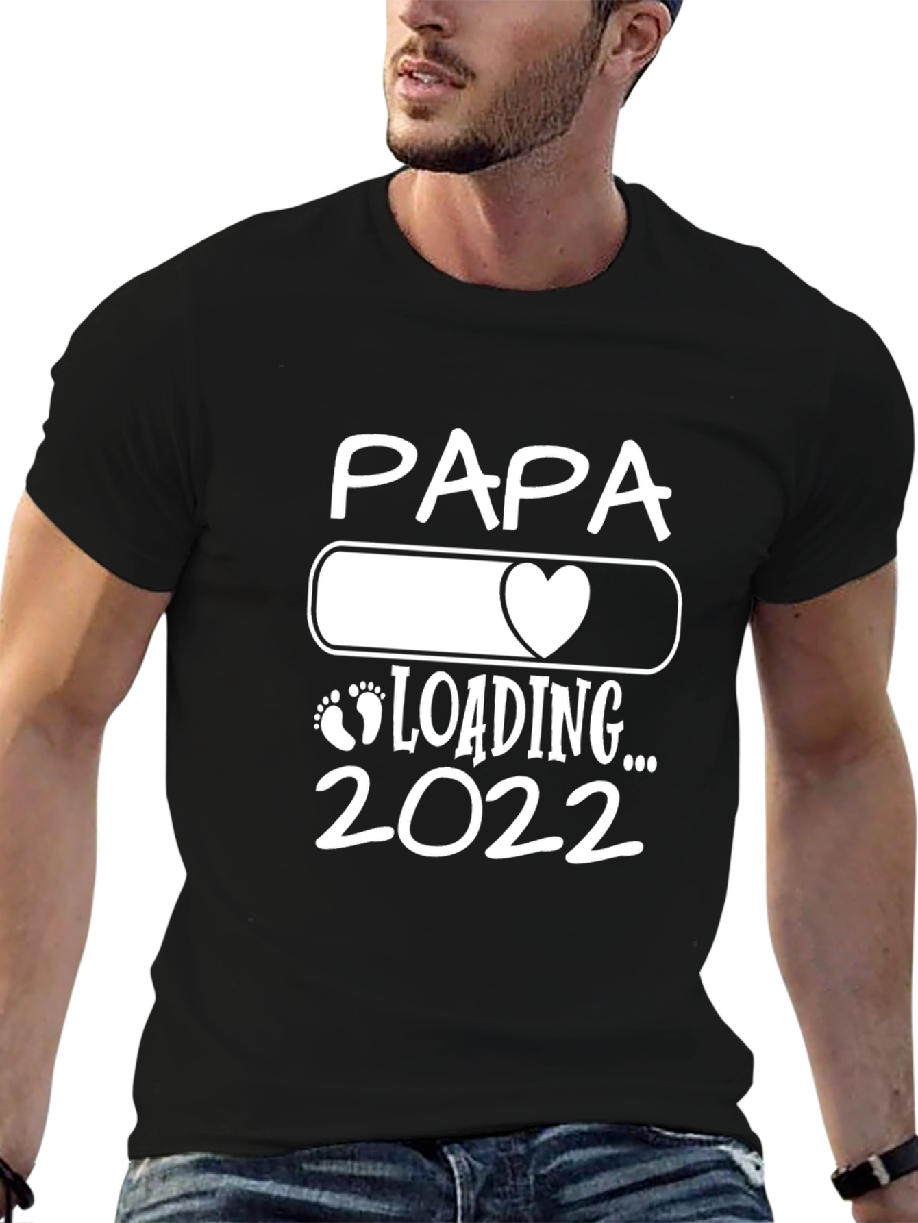 Papa Loading 2022 T-Shirt Pregnancy Announcement
