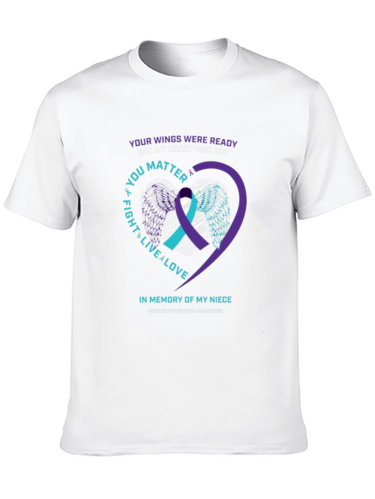 Suicide Prevention Awareness T-Shirt - In Memory of Niece