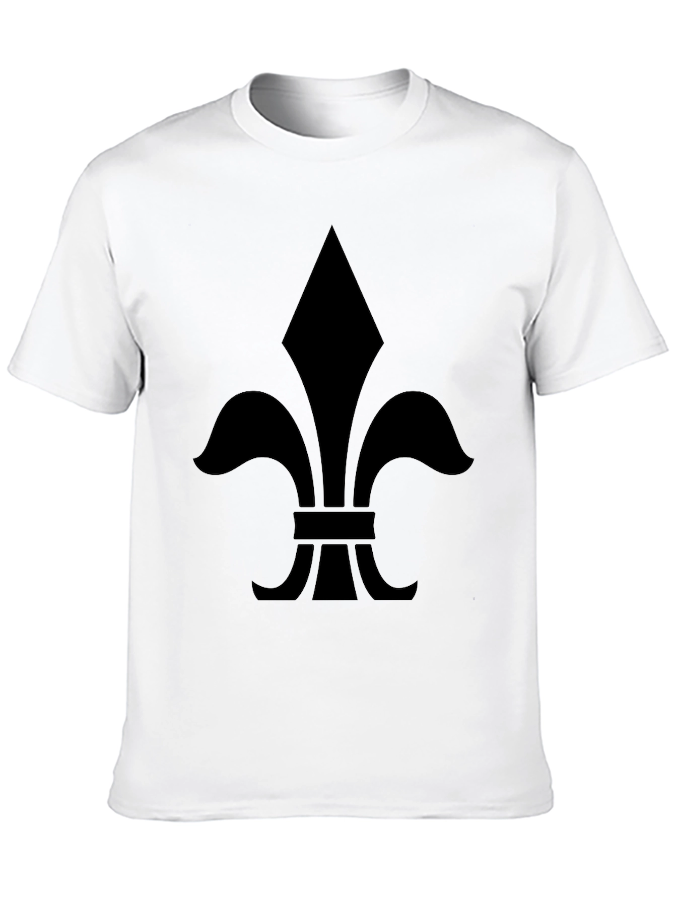 Fleur-de-lis Graphic Black T-Shirt