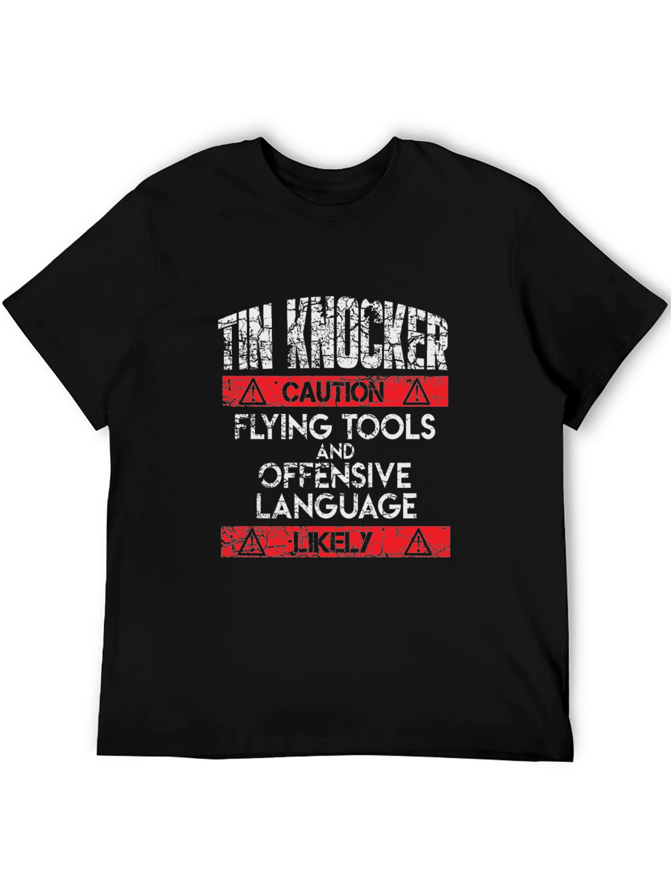 Tin Knocker Caution T-Shirt