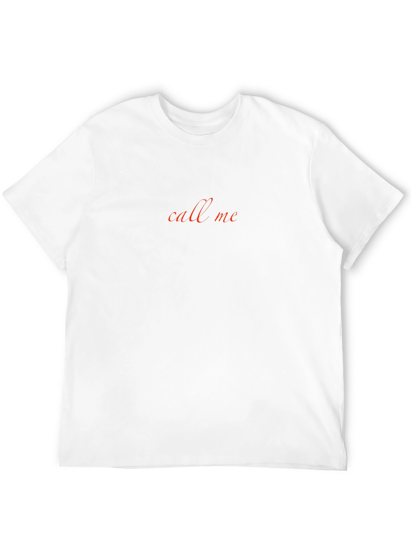 Call Me Graphic Tee - Black Cotton Blend Shirt