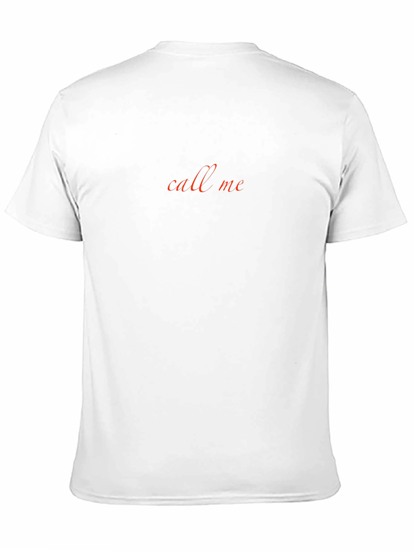 Call Me Graphic Tee - Black Cotton Blend Shirt