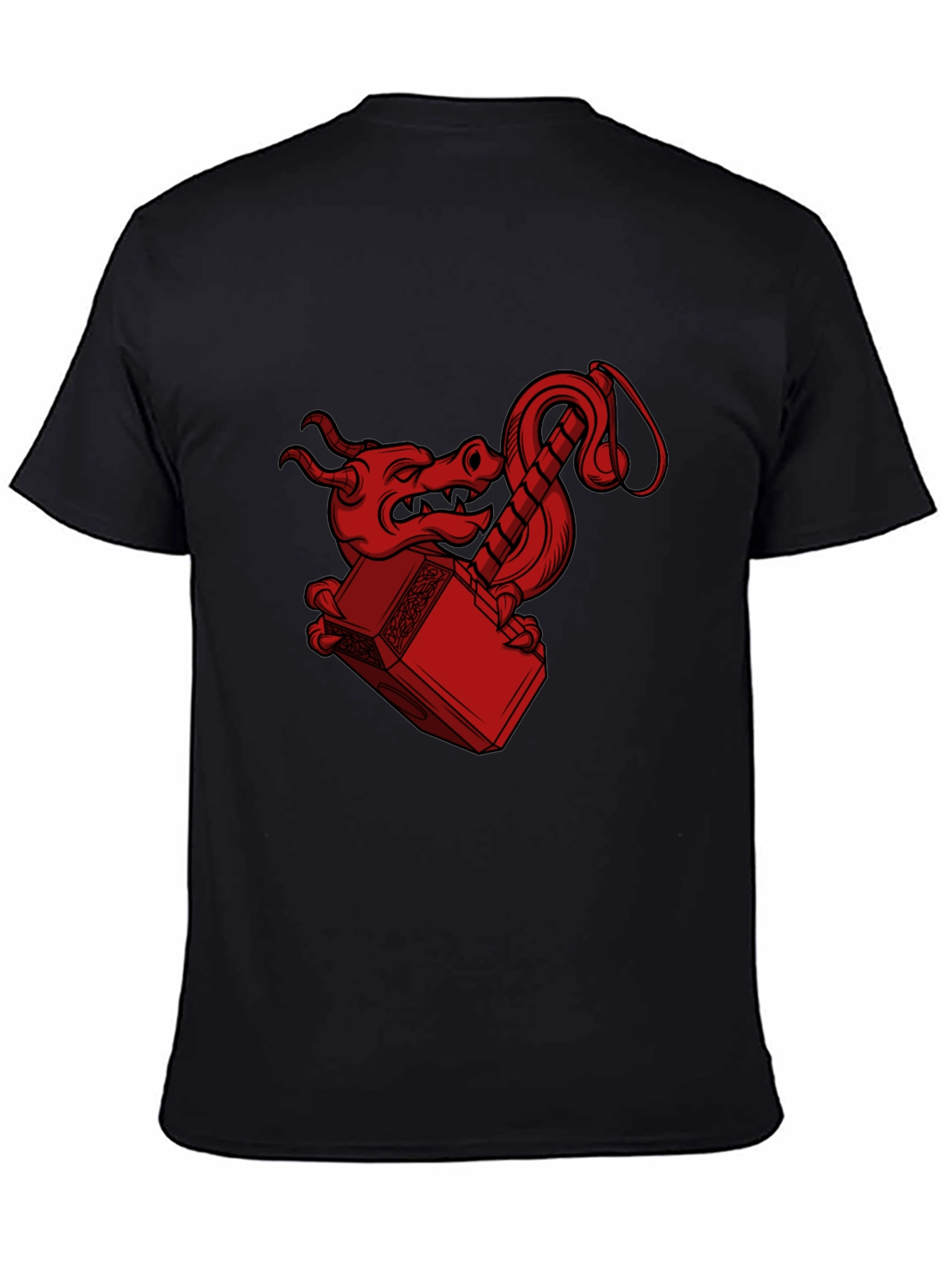 Dragon Mjolnir T-Shirt - Epic Graphic Tee
