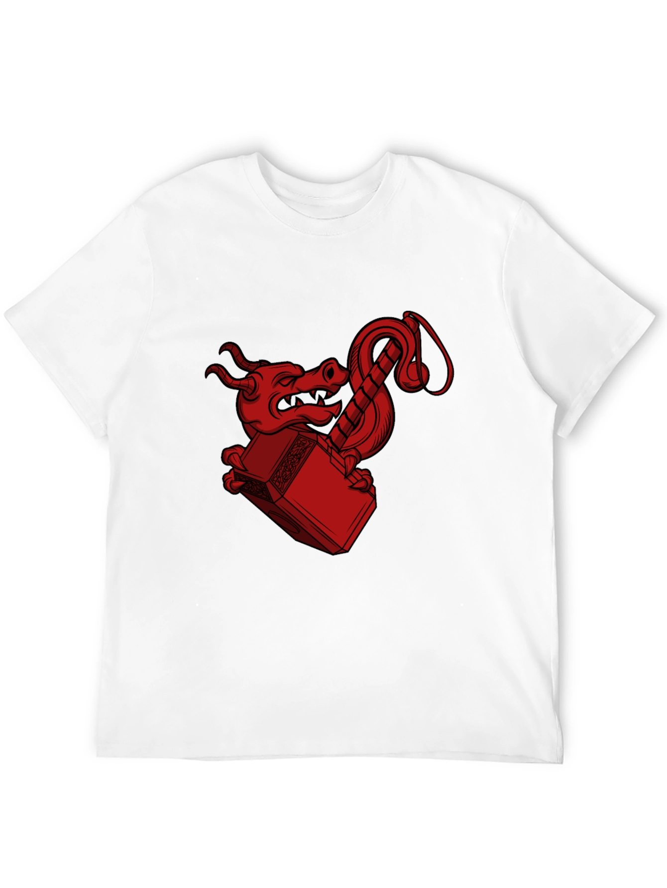 Dragon Mjolnir T-Shirt - Epic Graphic Tee