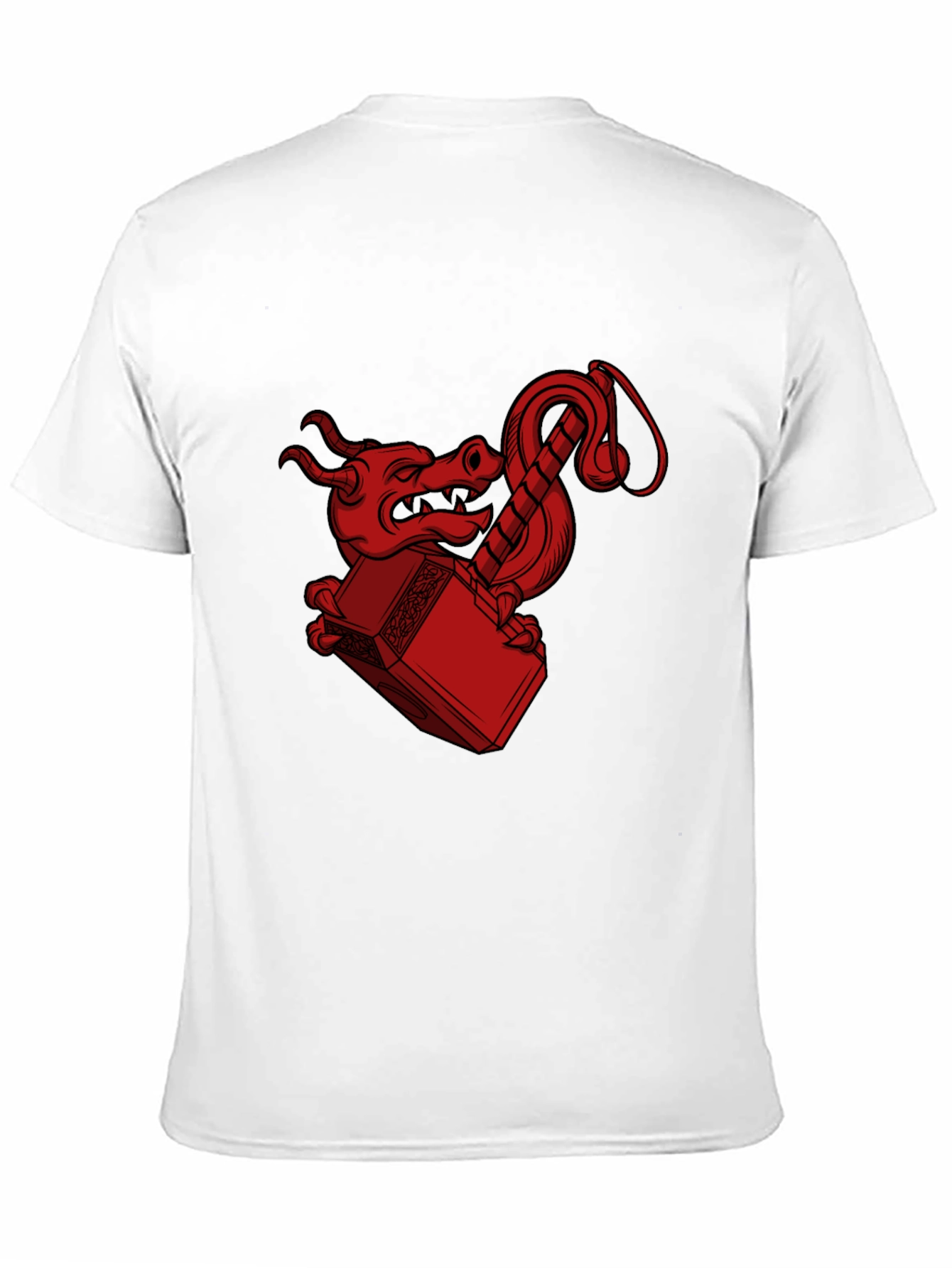Dragon Mjolnir T-Shirt - Epic Graphic Tee