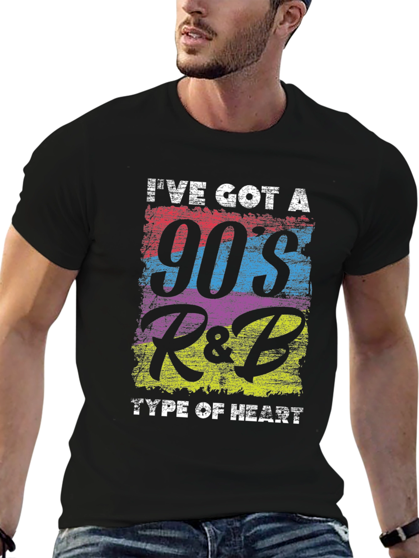 90s R&B Heart T-Shirt