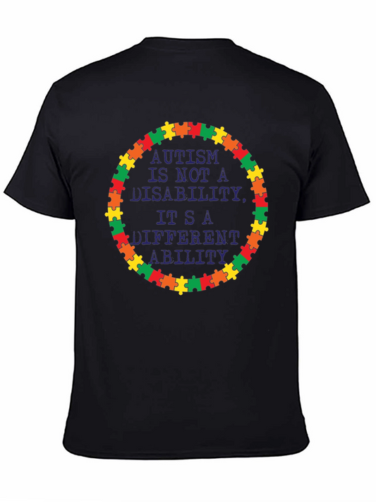 Autism Awareness T-Shirt Puzzle Piece Design