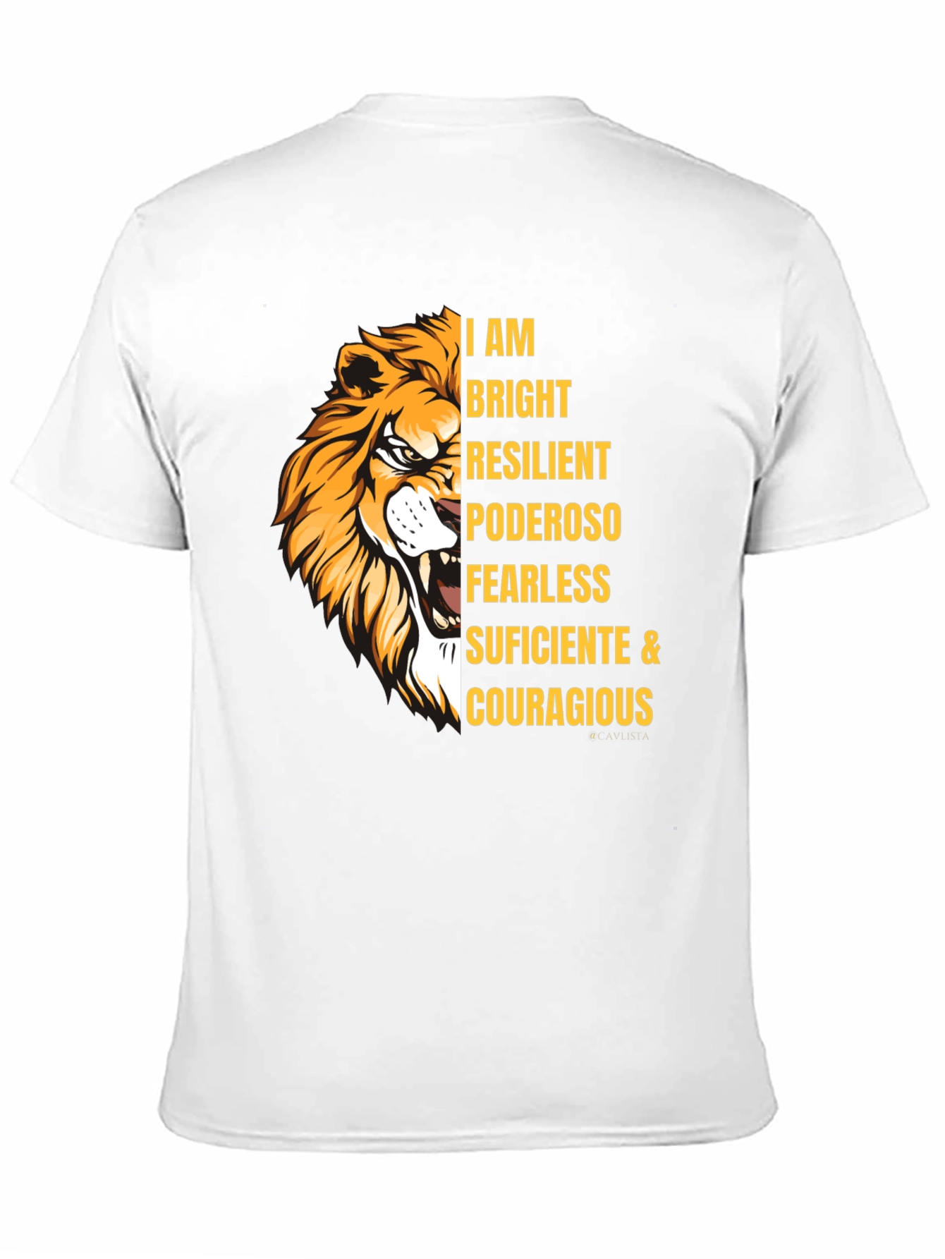Courageous Lion Graphic T-Shirt