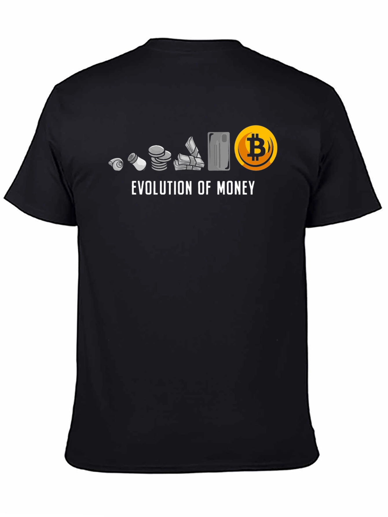 Evolution of Money Bitcoin T-Shirt