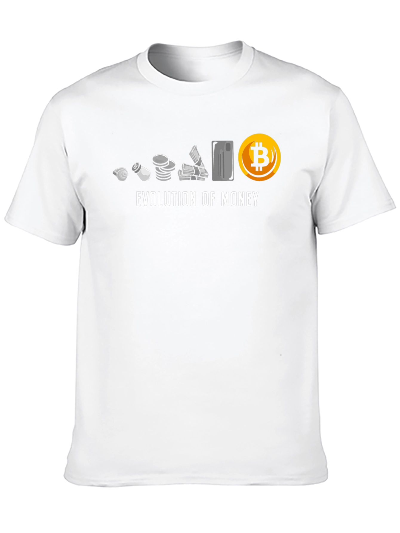 Evolution of Money Bitcoin T-Shirt