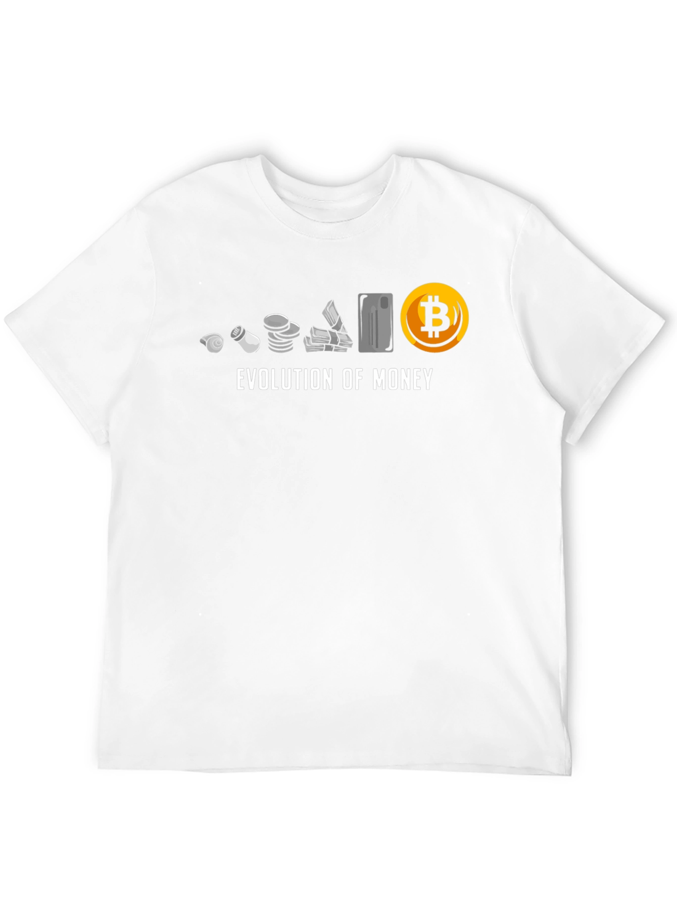 Evolution of Money Bitcoin T-Shirt