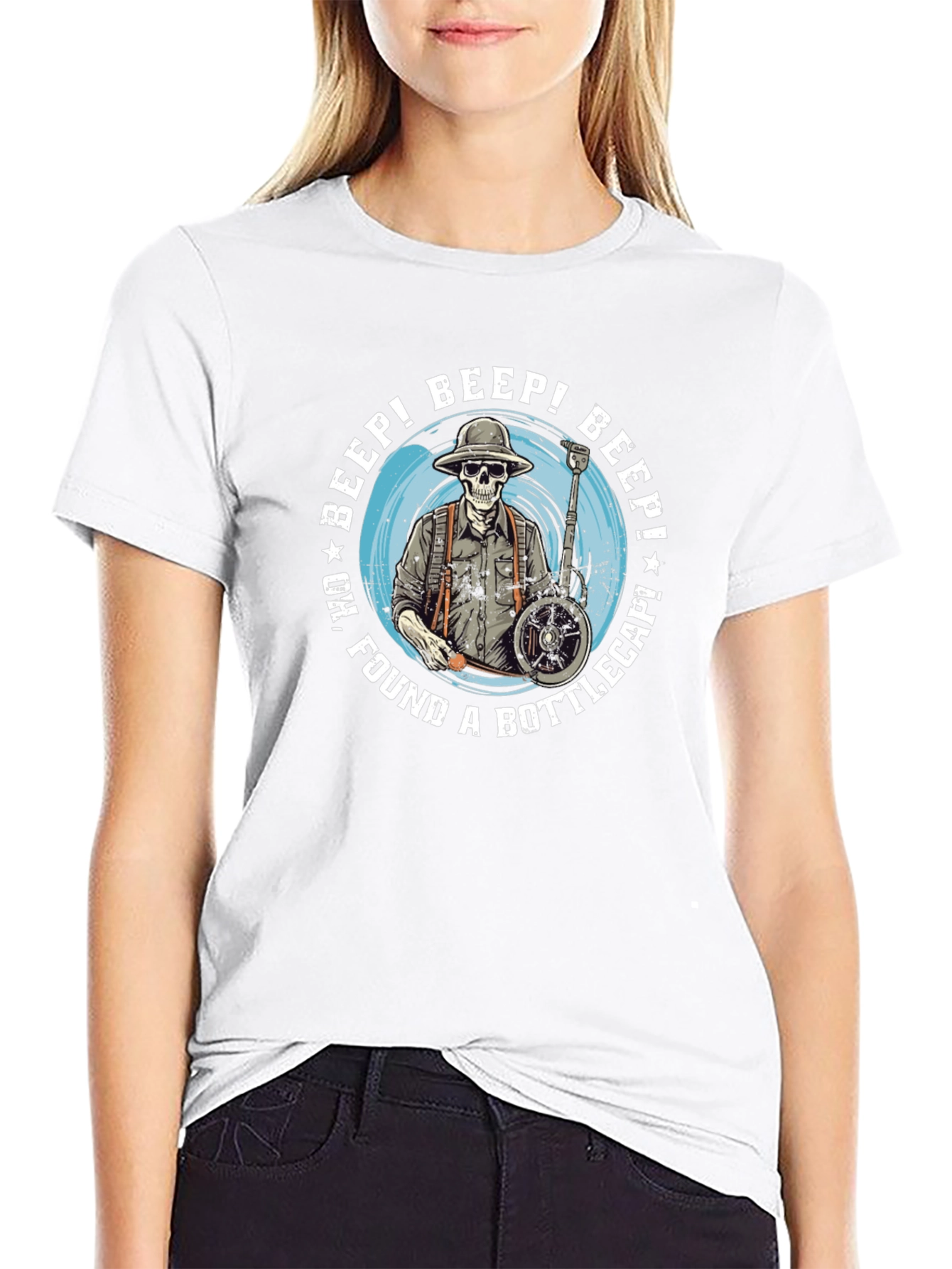 Beep! Found a Bottlecap Skeleton T-Shirt