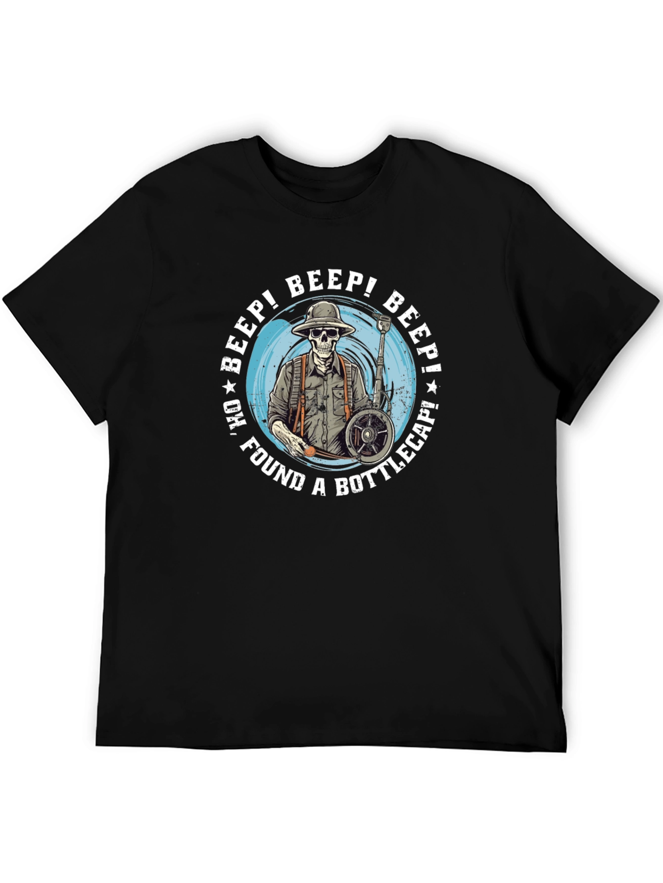 Beep! Found a Bottlecap Skeleton T-Shirt