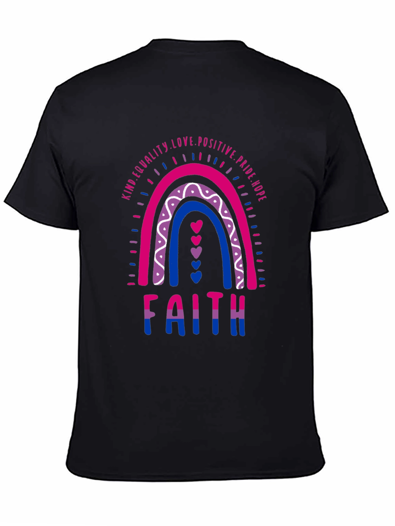 Bisexual Pride Rainbow Faith T-Shirt