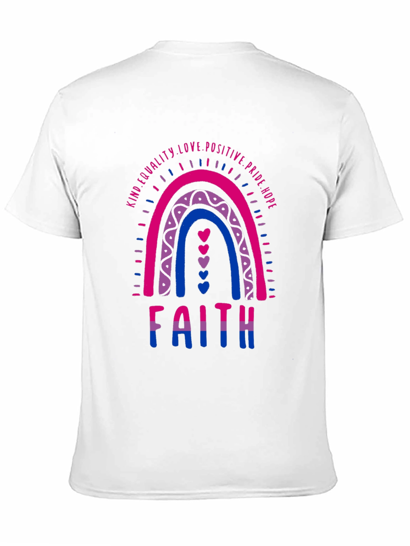 Bisexual Pride Rainbow Faith T-Shirt