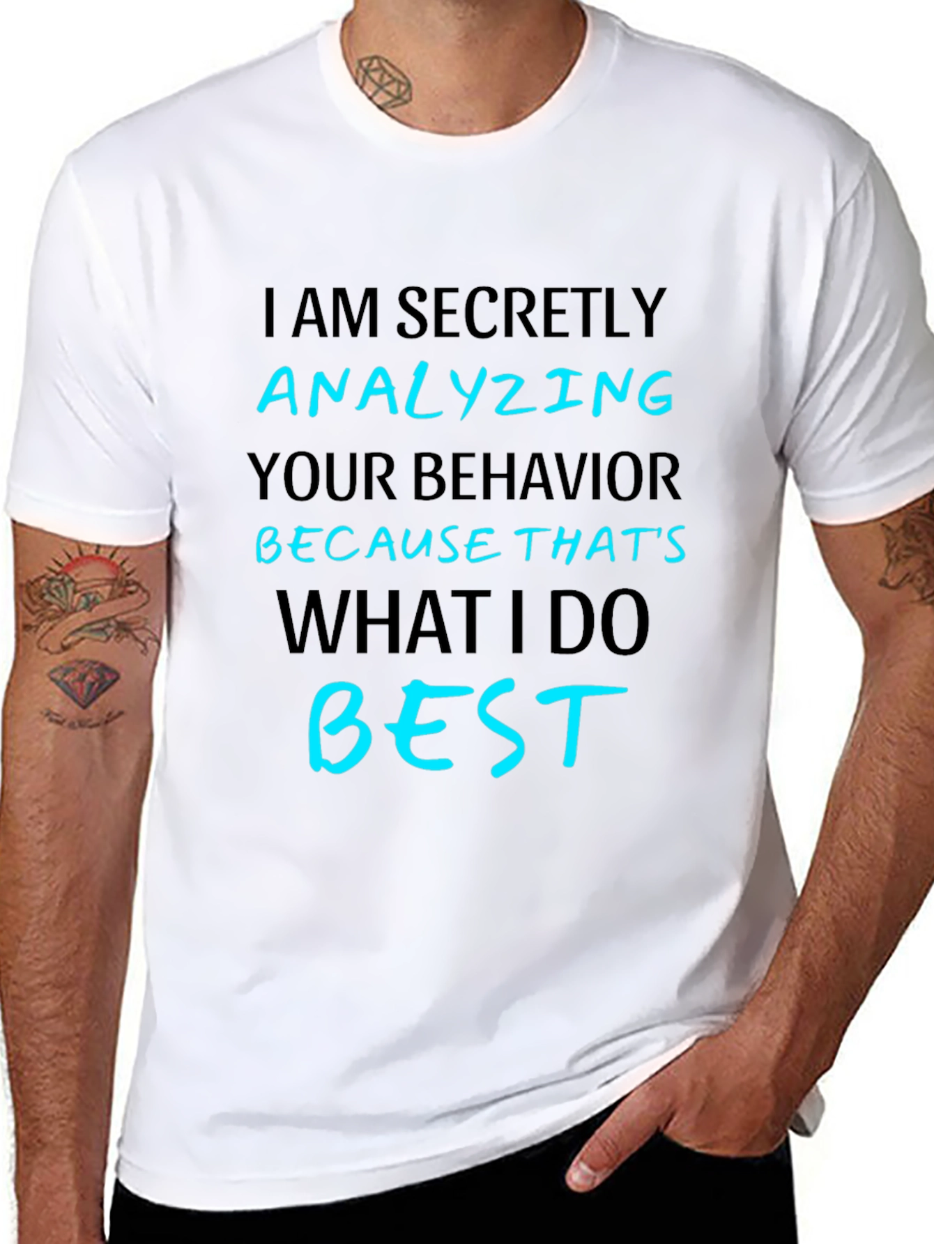 Analyzing Behavior Novelty Graphic Tee