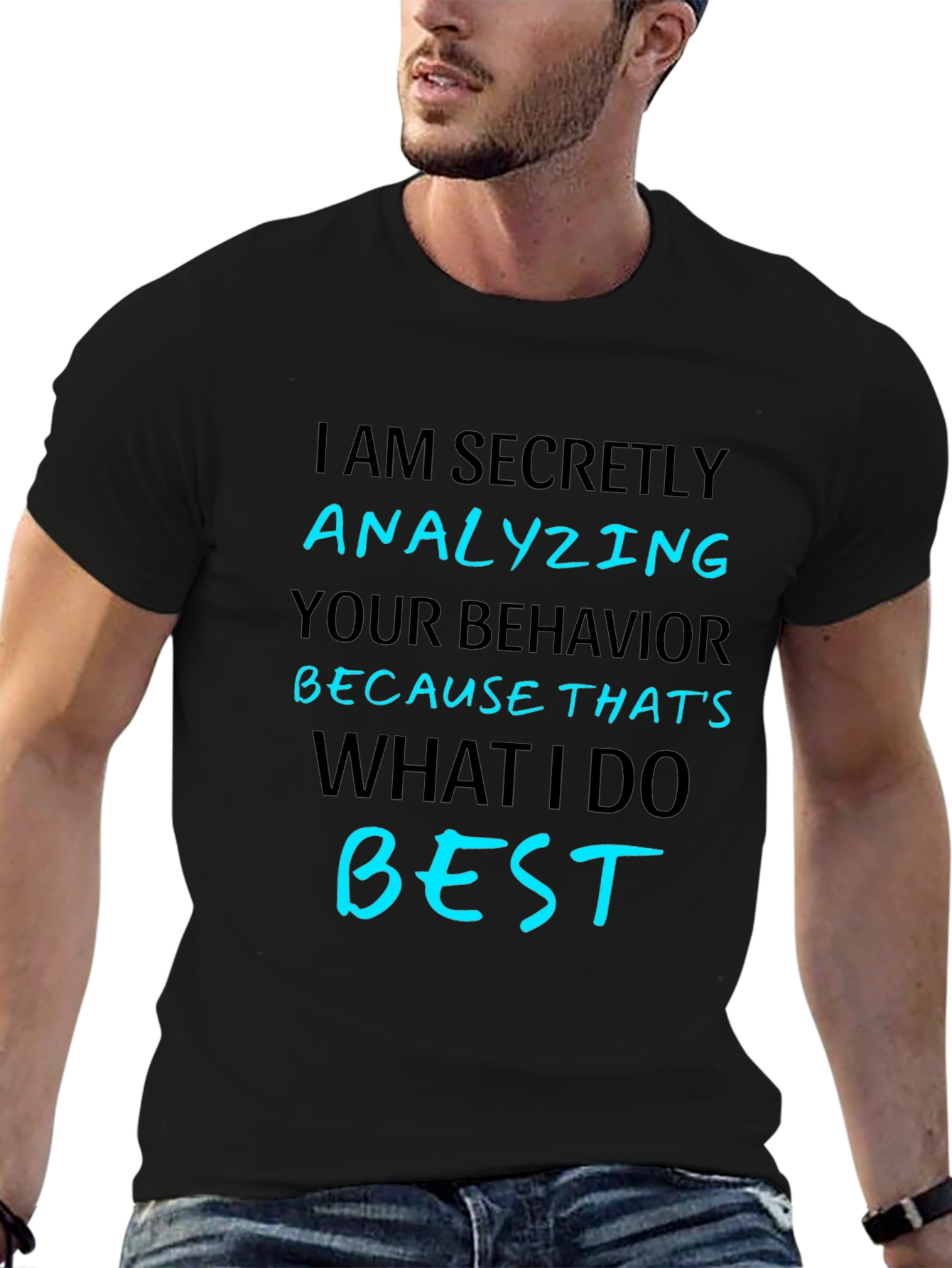 Analyzing Behavior Novelty Graphic Tee