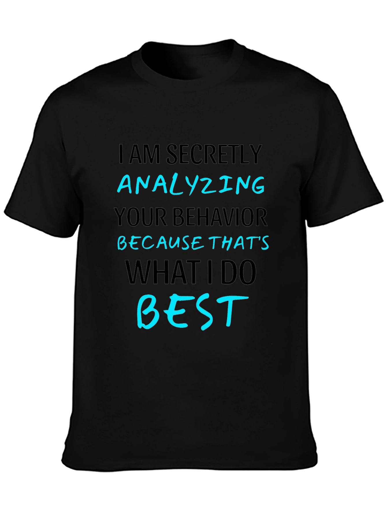 Analyzing Behavior Novelty Graphic Tee