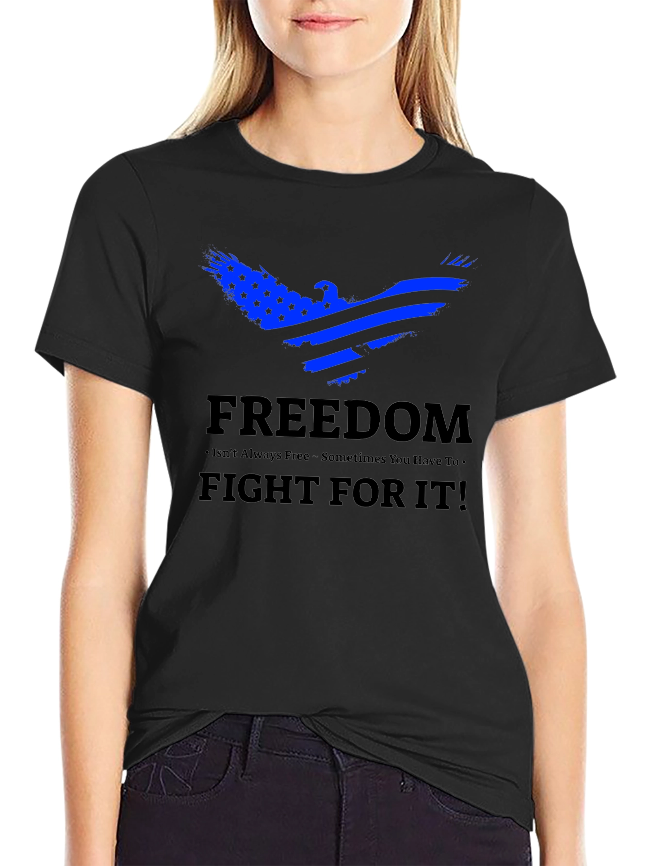 Freedom Eagle Graphic T-Shirt