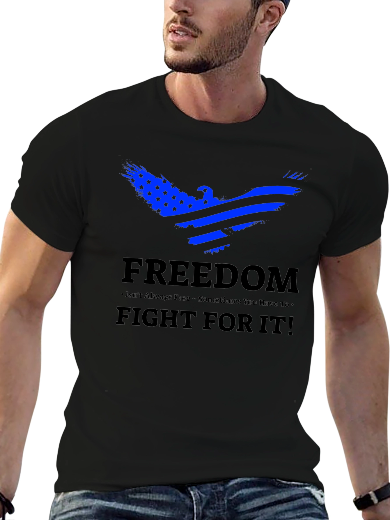 Freedom Eagle Graphic T-Shirt