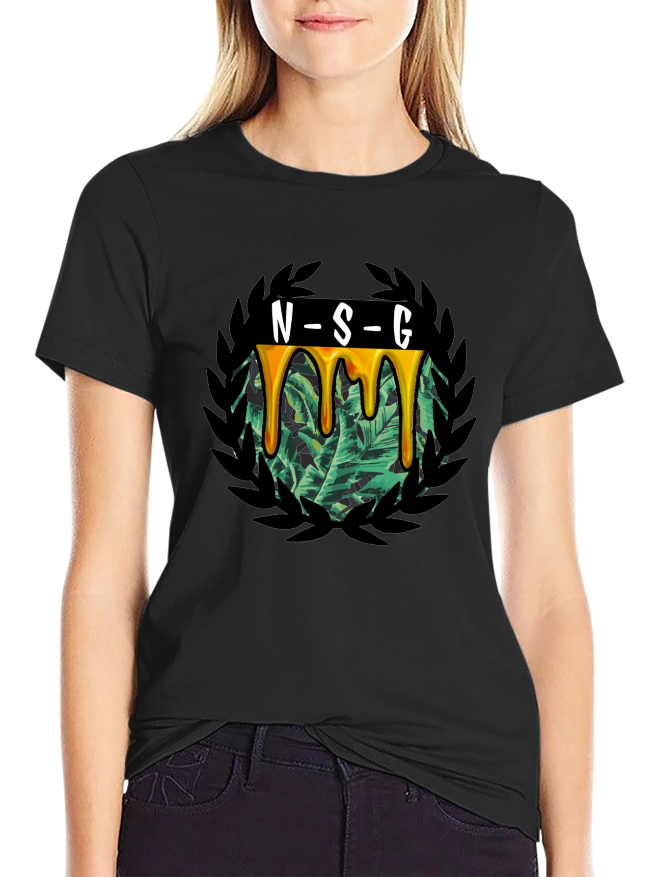 NSG Graphic Print T-Shirt - Black