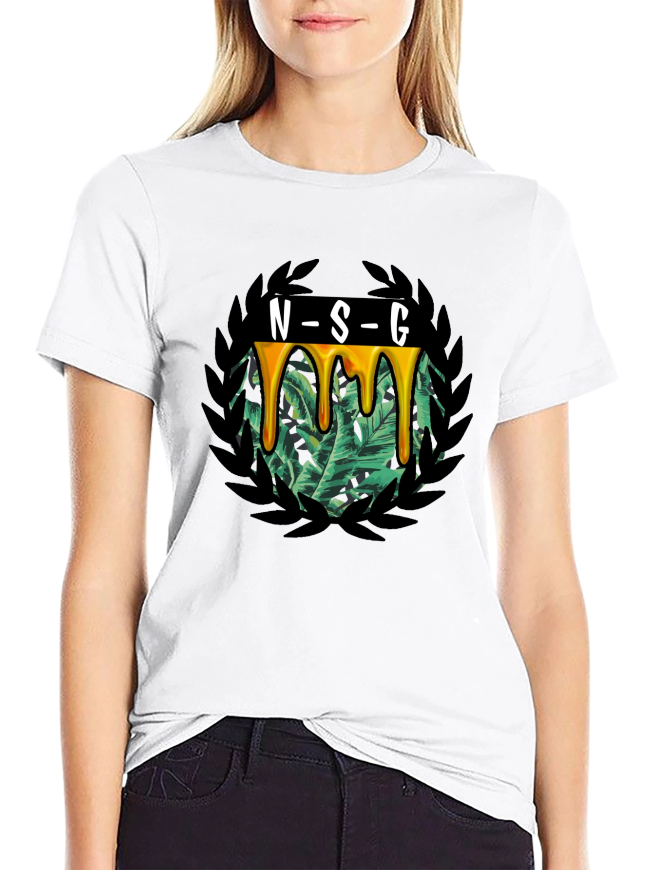 NSG Graphic Print T-Shirt - Black