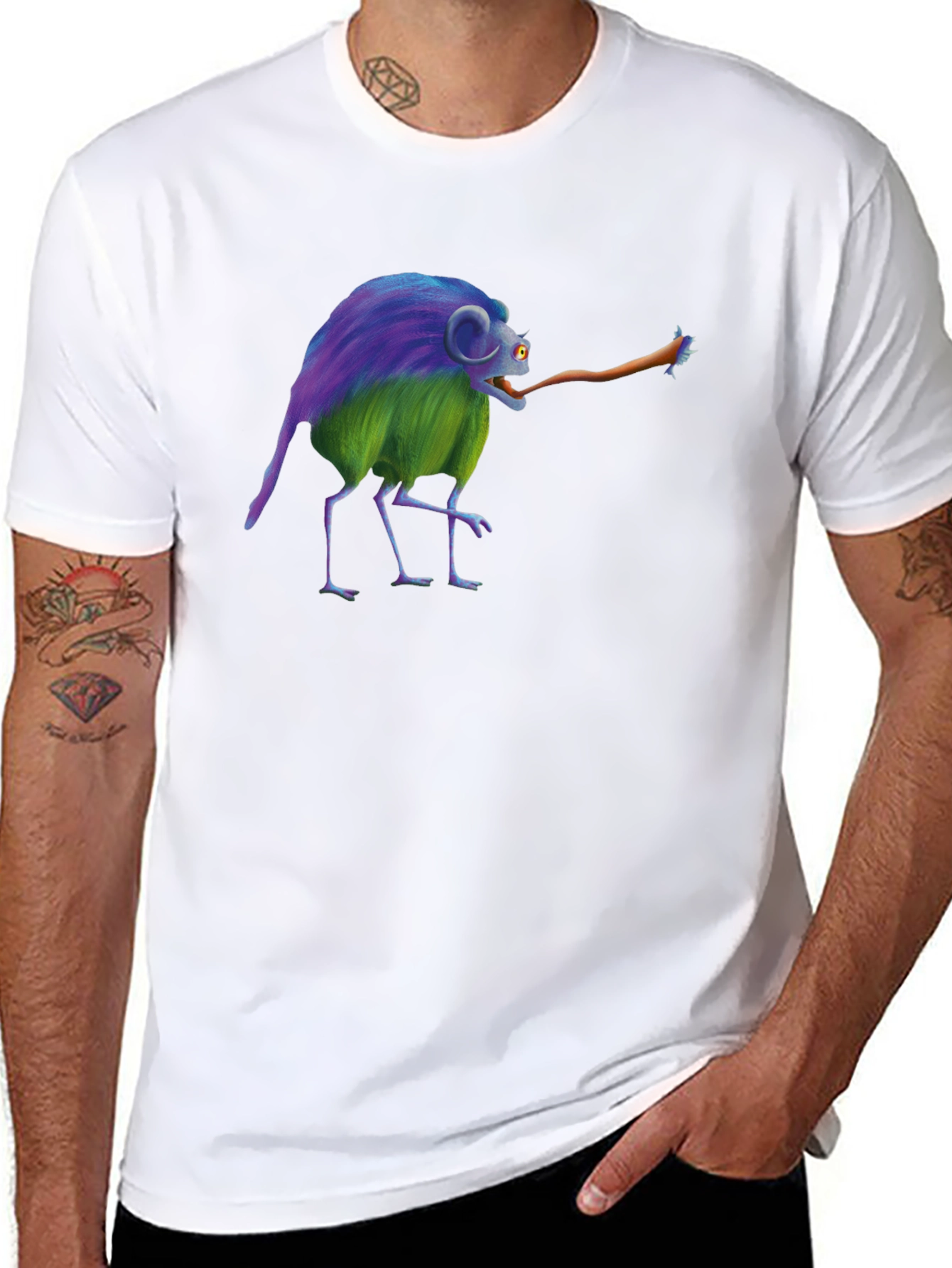 Monster T-Shirt Funky Graphic Tee
