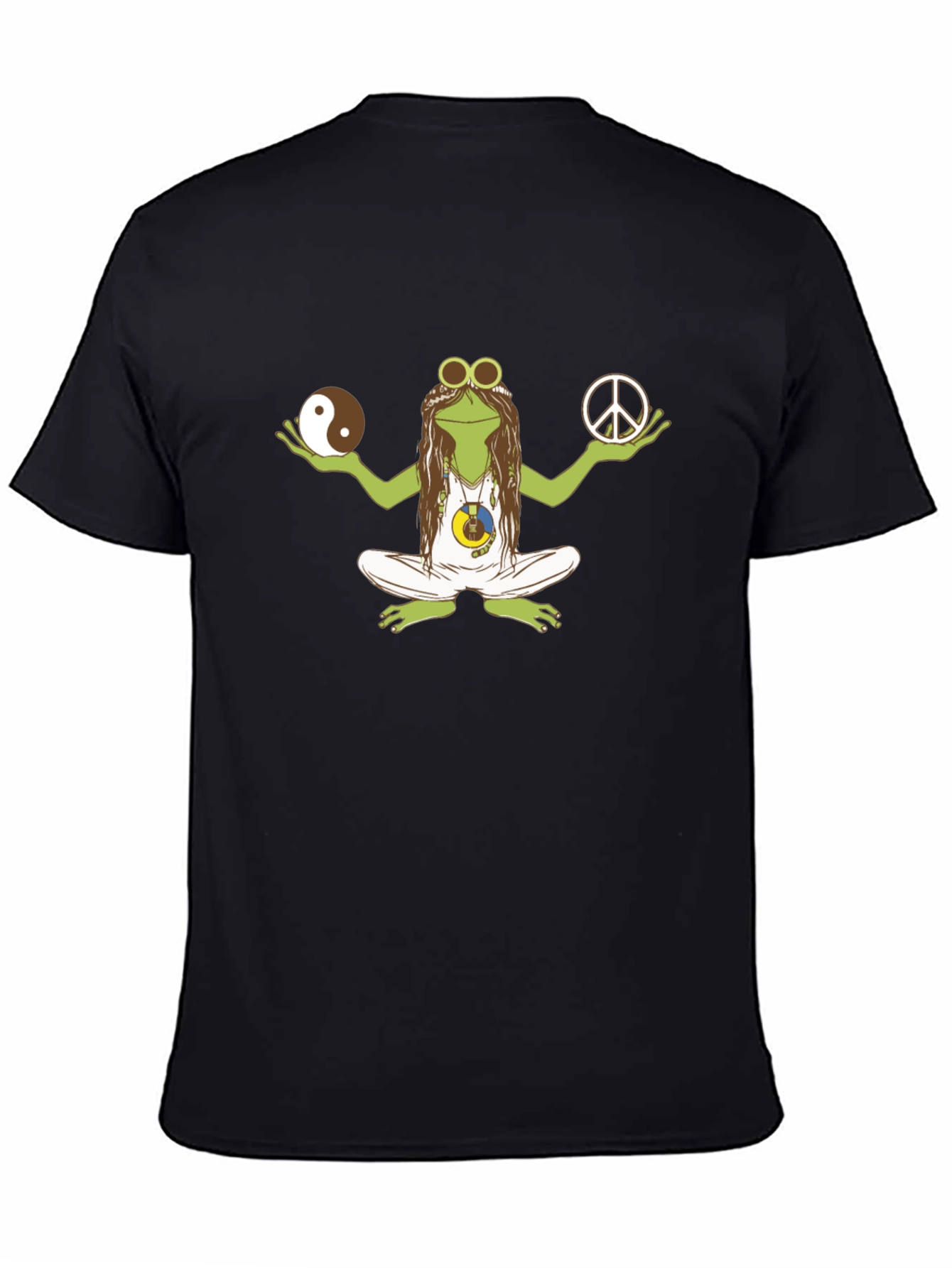 Peace Frog Graphic Tee - Hippie Style