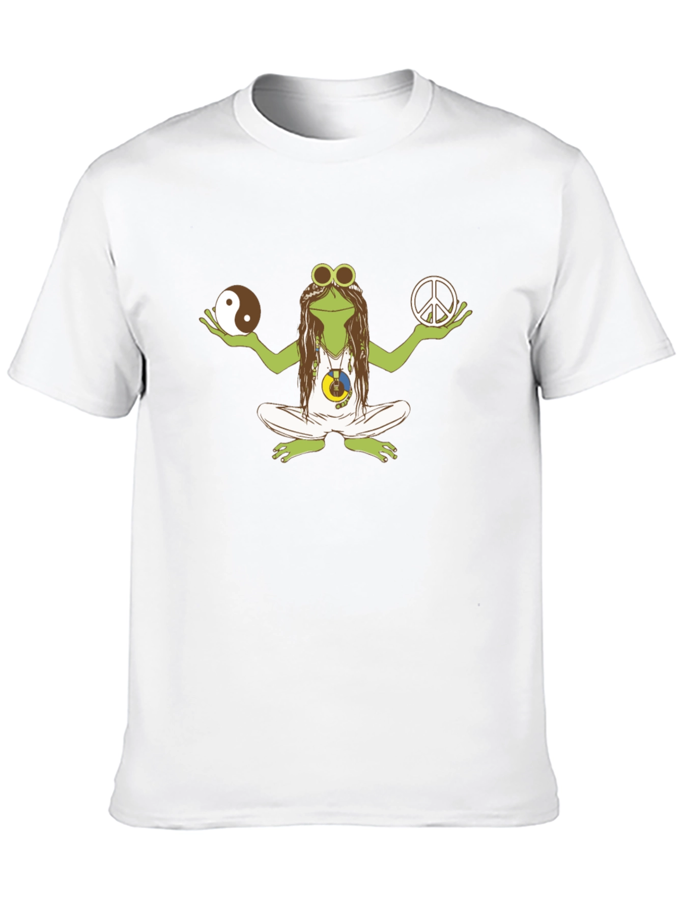 Peace Frog Graphic Tee - Hippie Style
