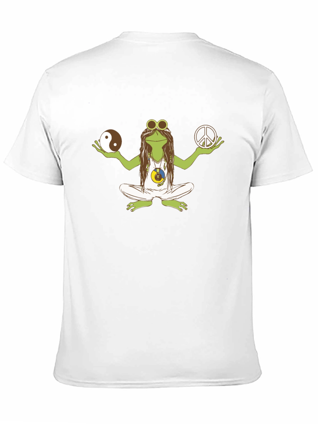 Peace Frog Graphic Tee - Hippie Style