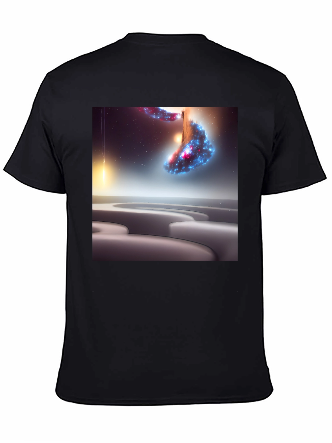 Cosmic Maze Graphic Tee - Modern Art T-Shirt