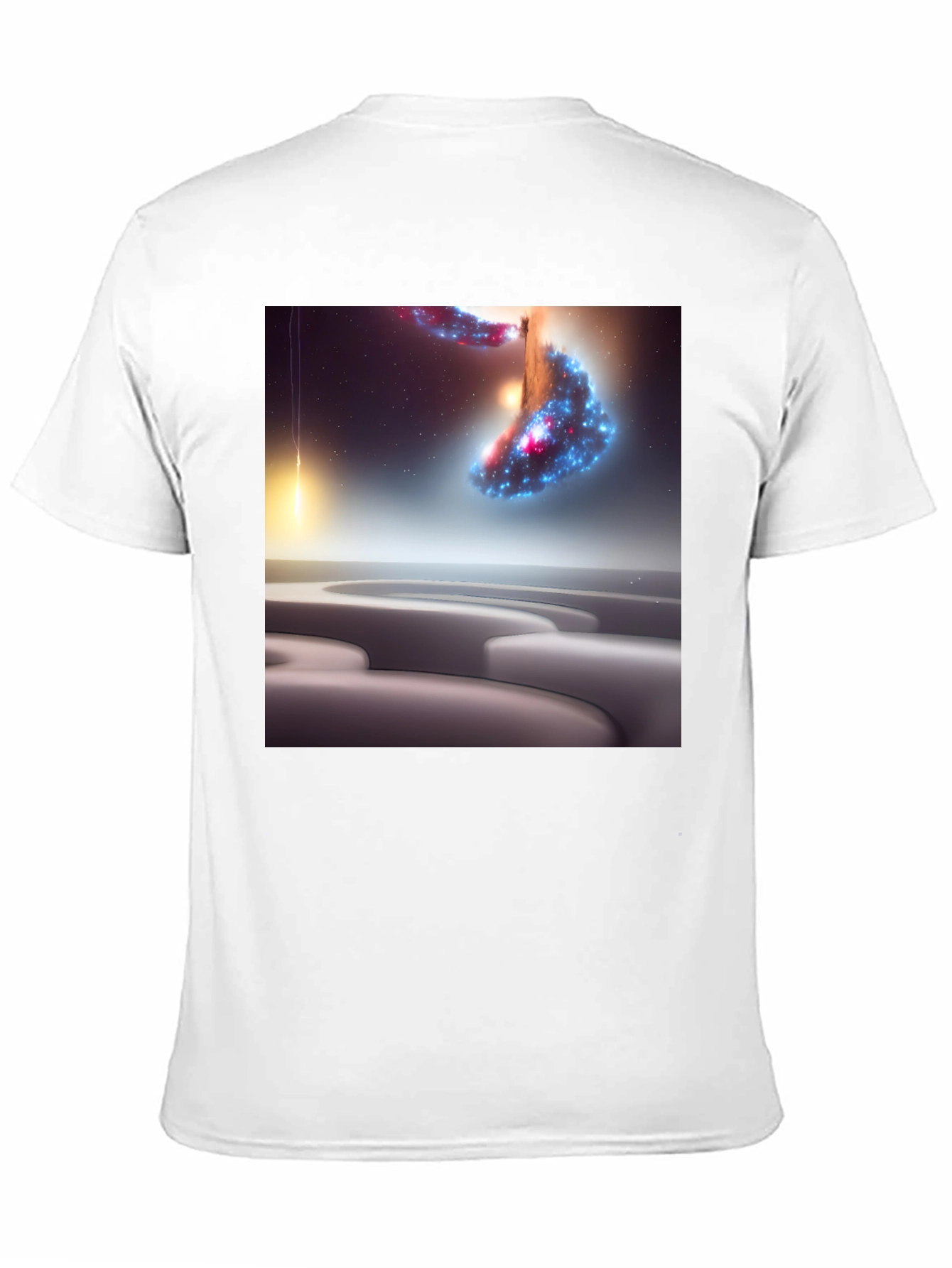 Cosmic Maze Graphic Tee - Modern Art T-Shirt
