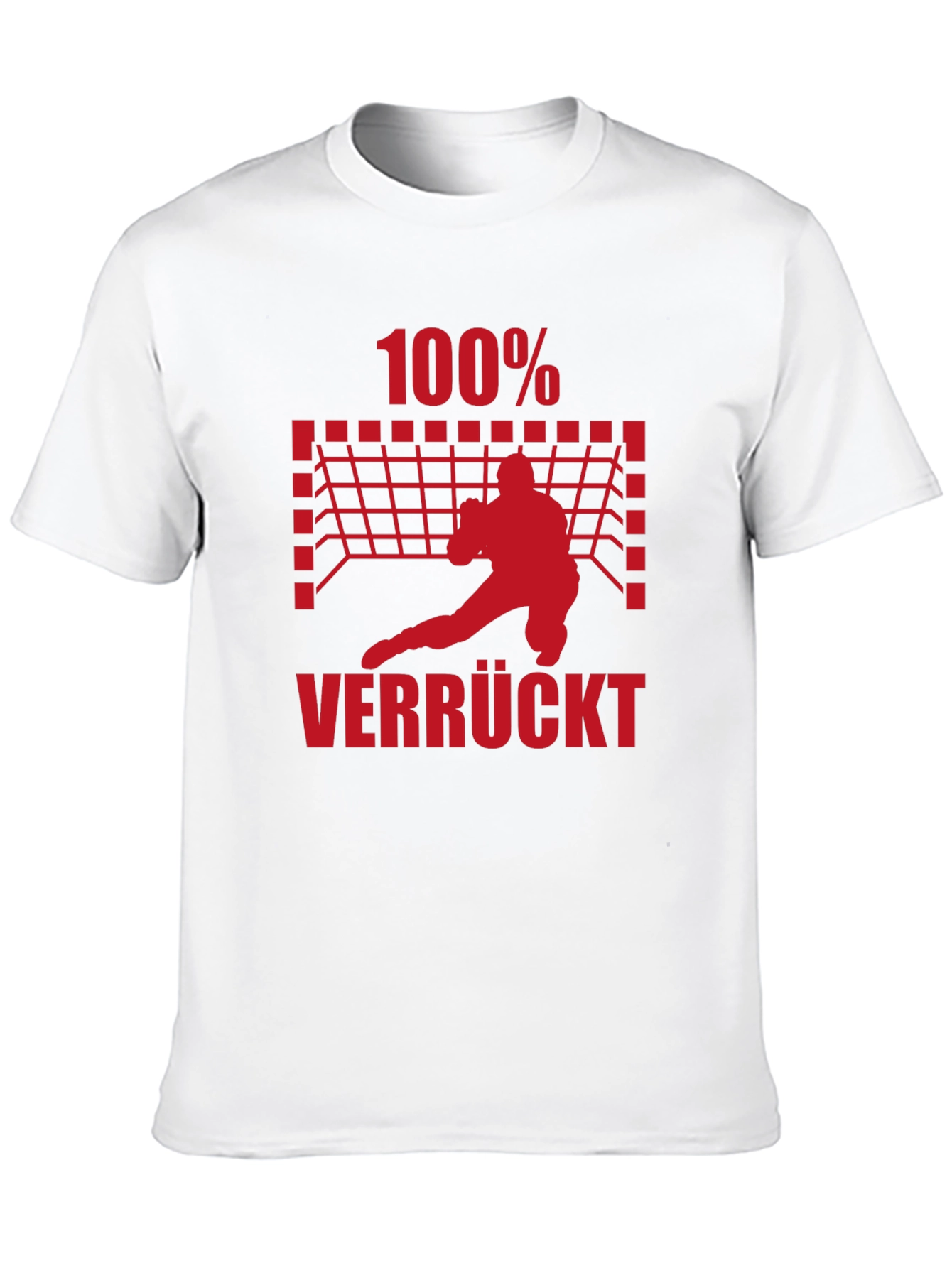 100% Verrückt Handball Graphic Tee