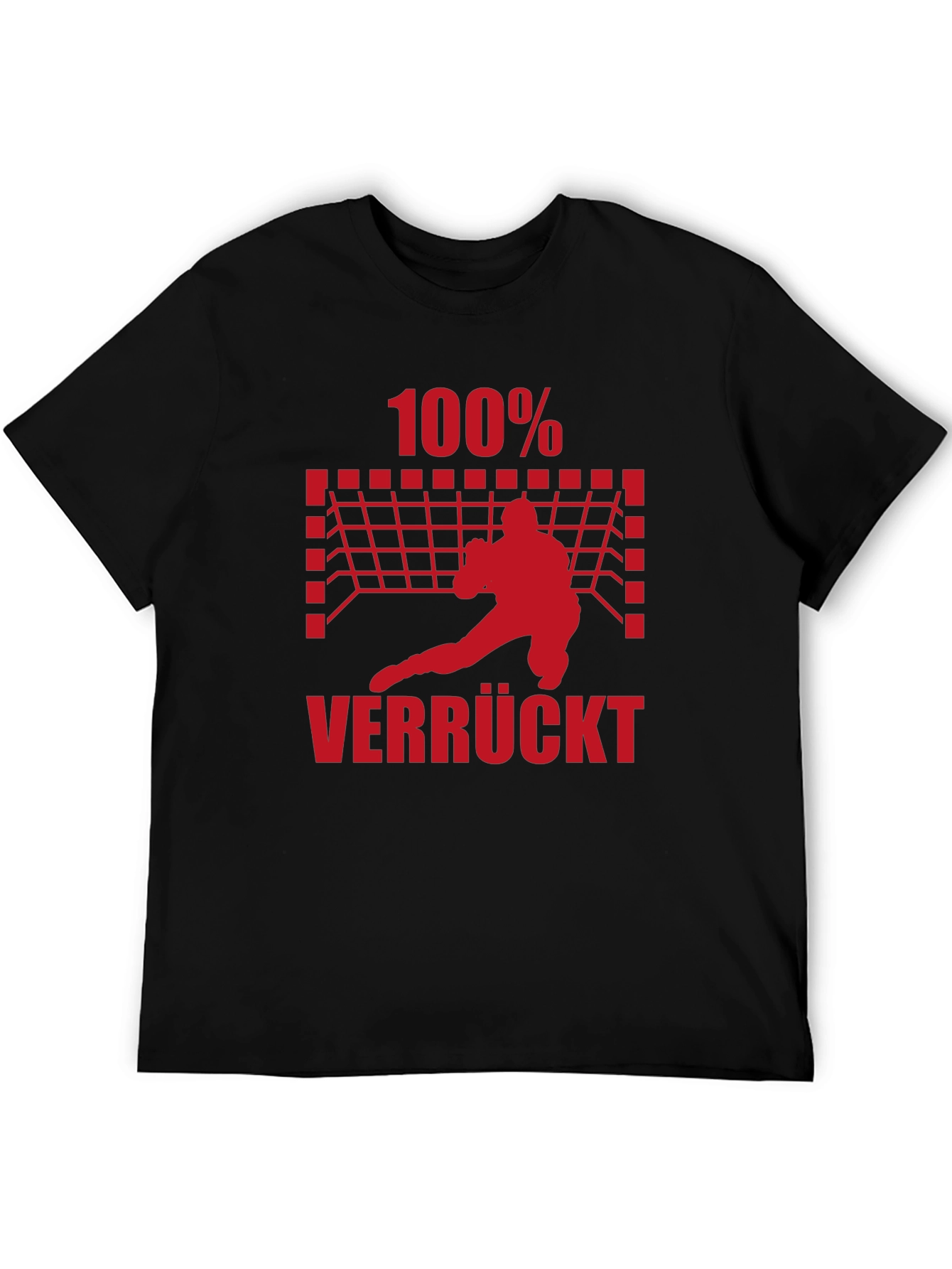 100% Verrückt Handball Graphic Tee