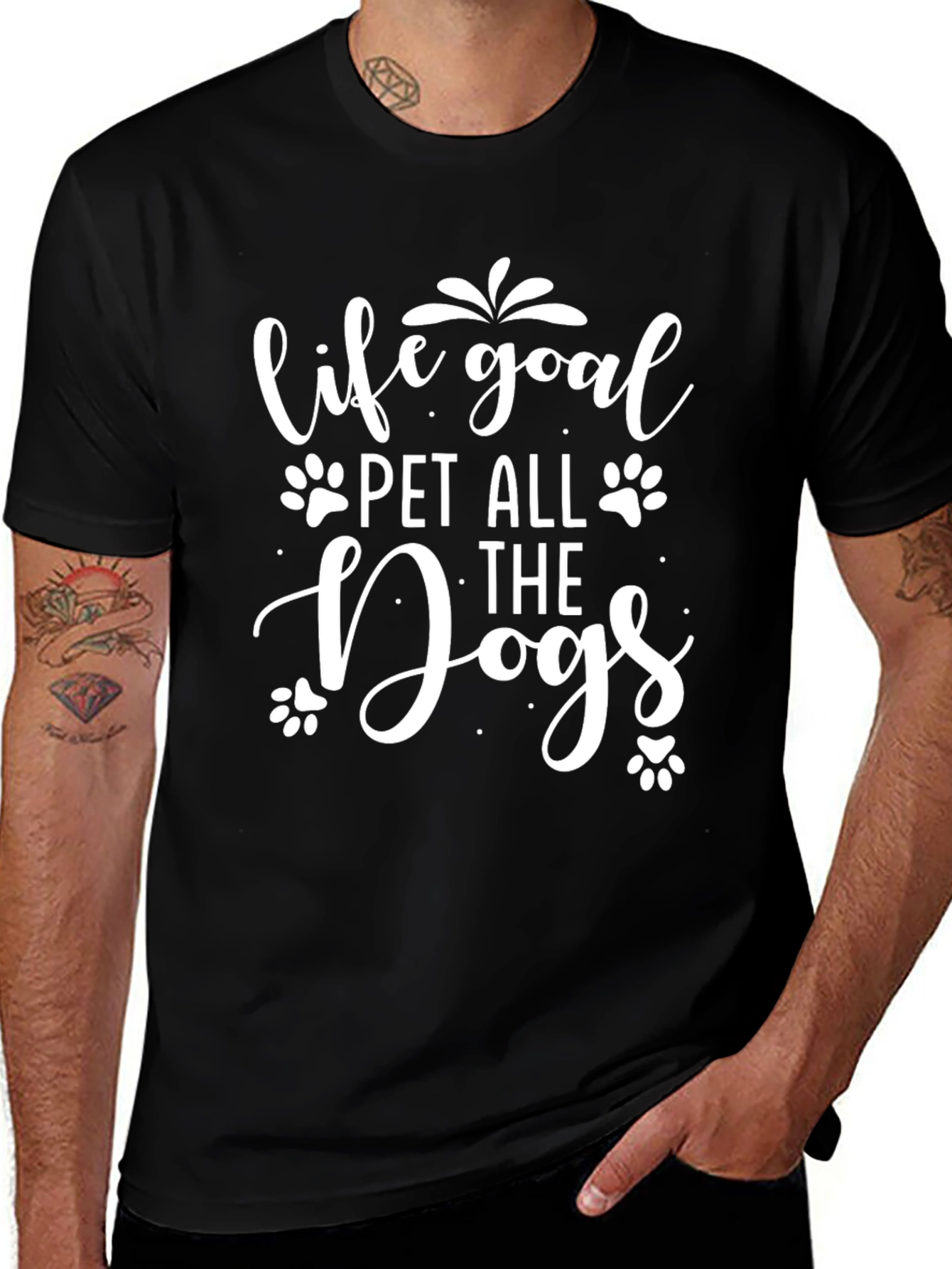 Life Goal Pet All The Dogs T-Shirt