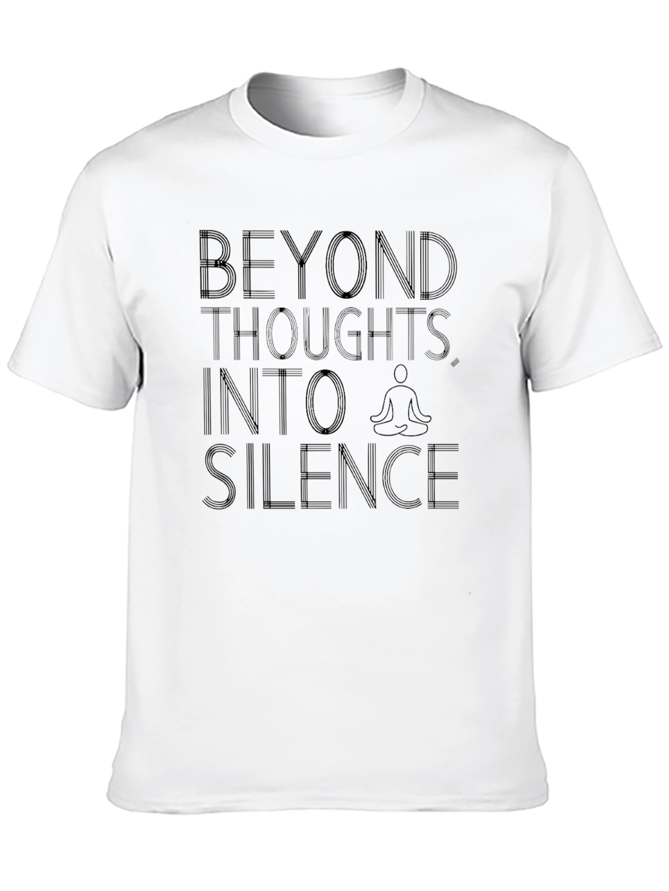Beyond Thoughts T-Shirt - Stylish Meditative Design