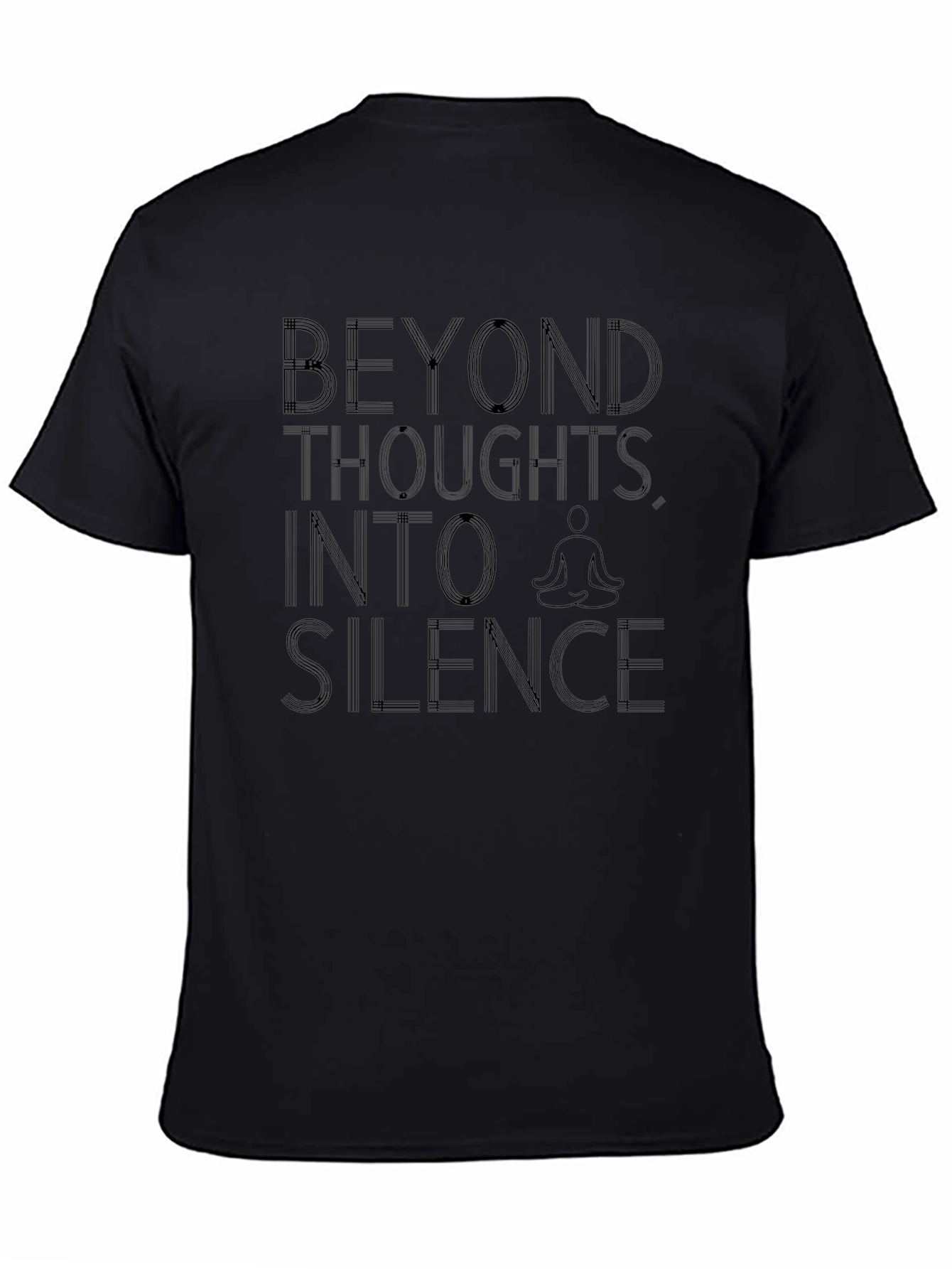 Beyond Thoughts T-Shirt - Stylish Meditative Design